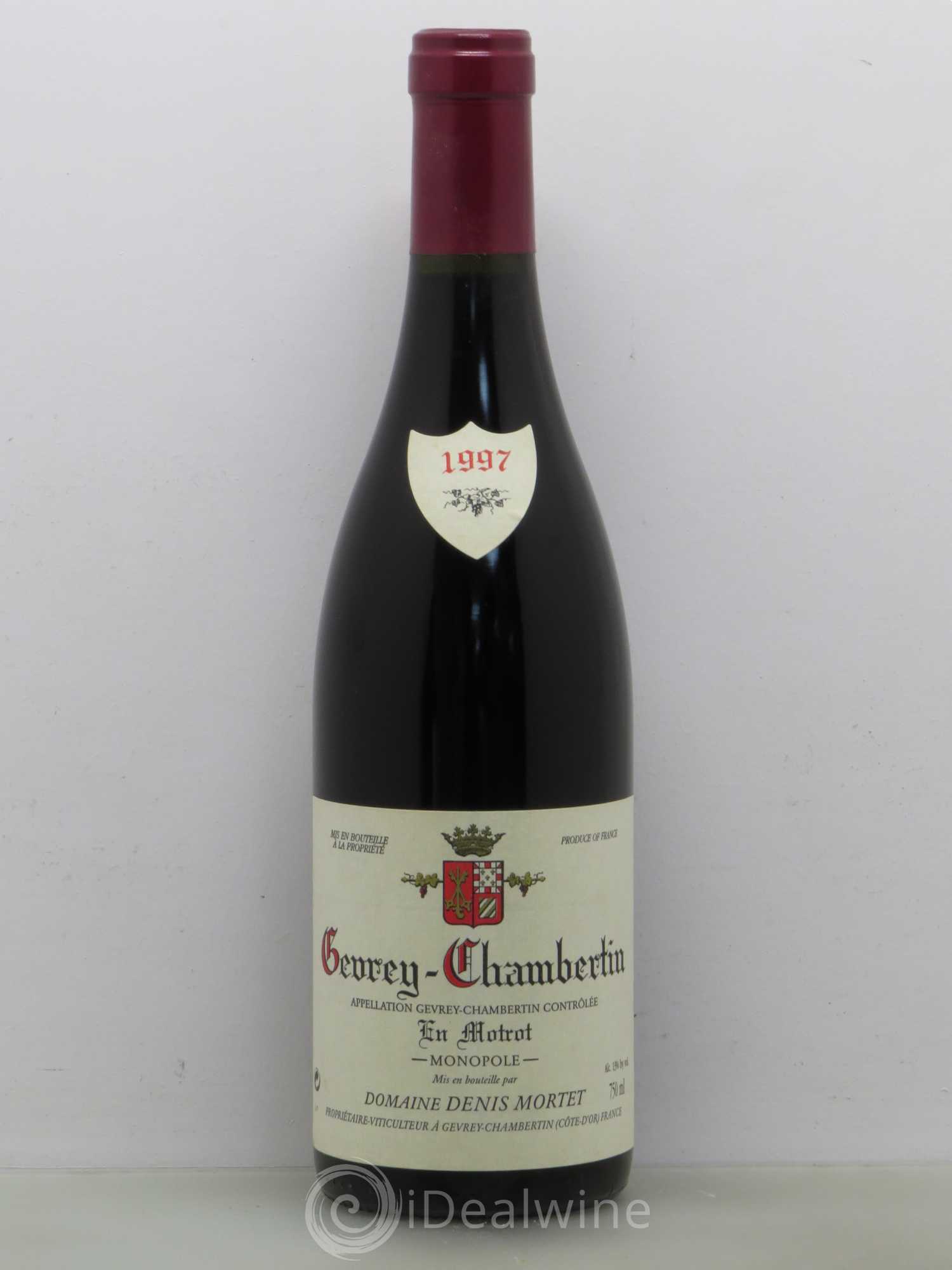 Gevrey-Chambertin En Motrot Denis Mortet (Domaine) 1997 - Lot de 1 bouteille - 0
