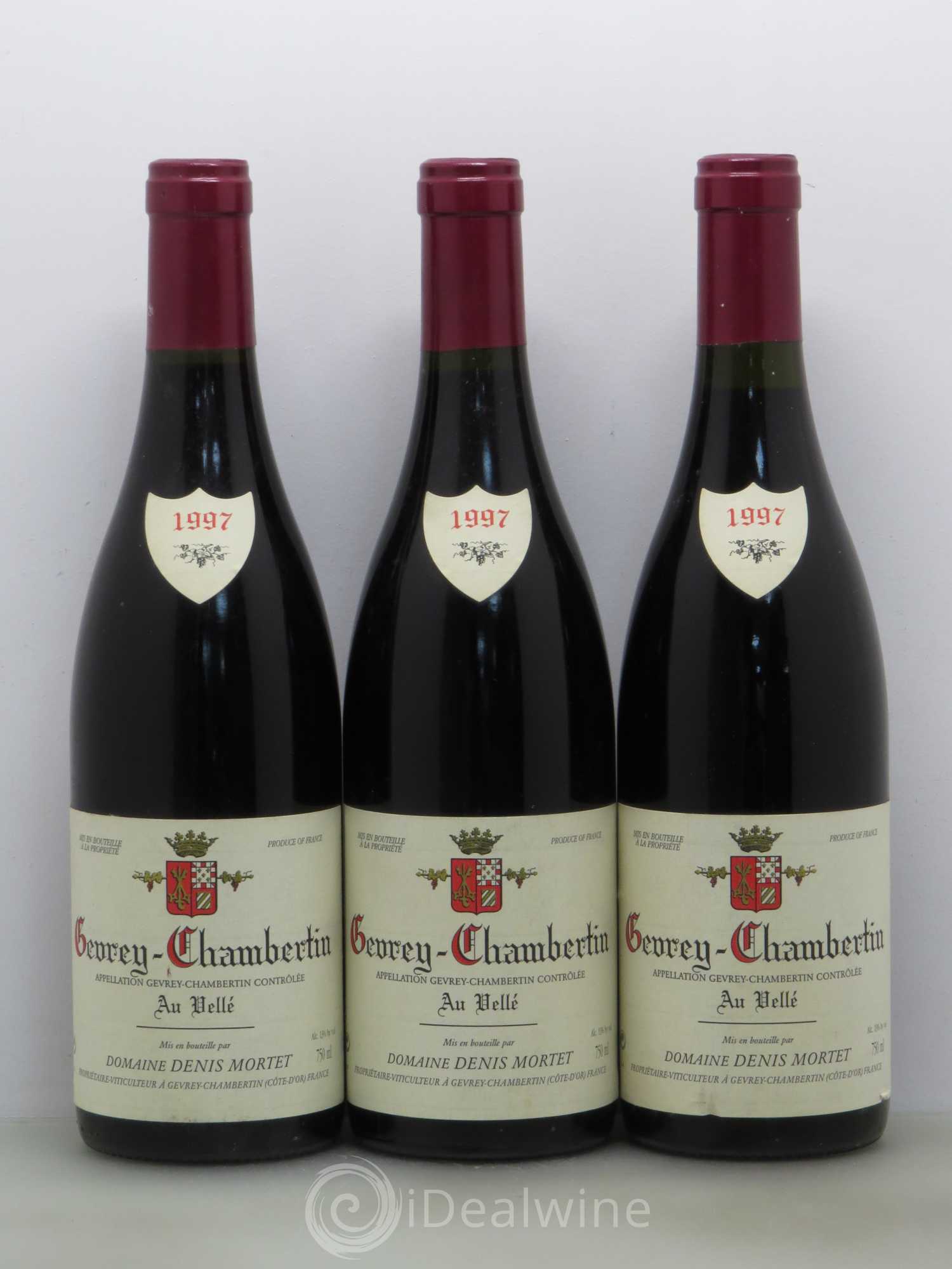 Gevrey-Chambertin Denis Mortet (Domaine) Au Velle 1997 - Lot de 6 bouteilles - 2