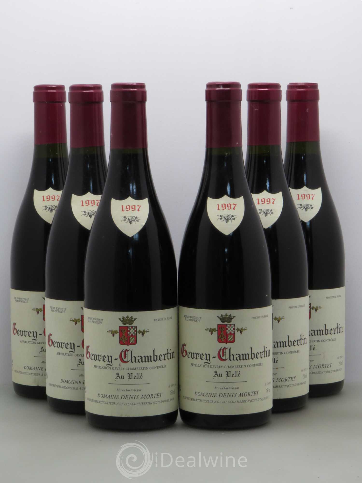 Gevrey-Chambertin Denis Mortet (Domaine) Au Velle 1997 - Lot de 6 bouteilles - 0