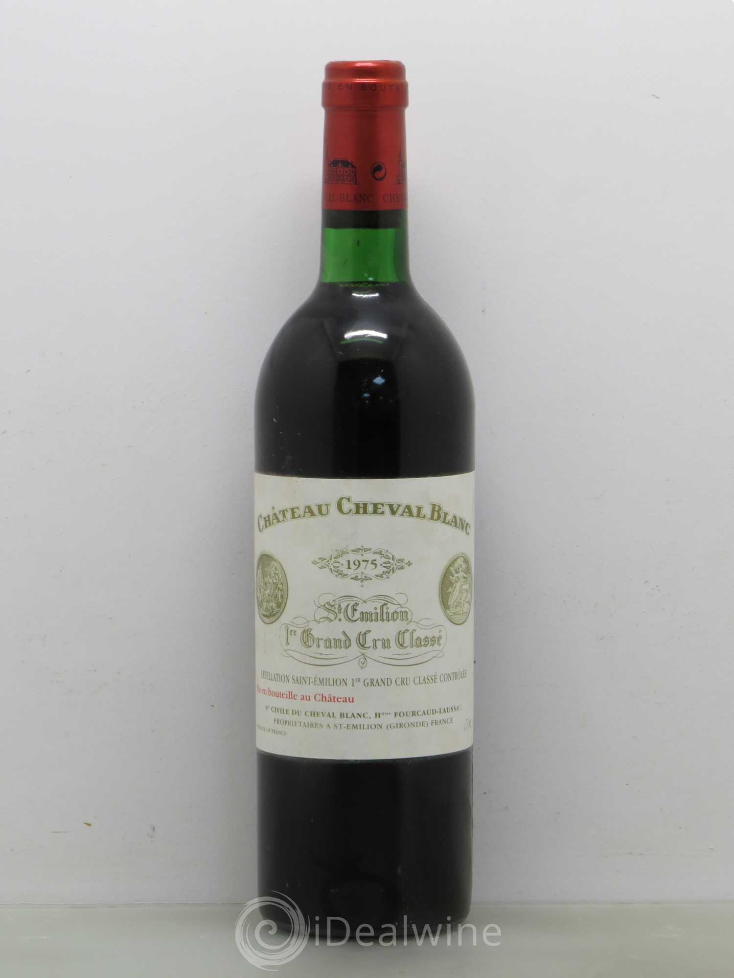 Château Cheval Blanc 1er Grand Cru Classé A 1975 - Lot de 1 bouteille - 0