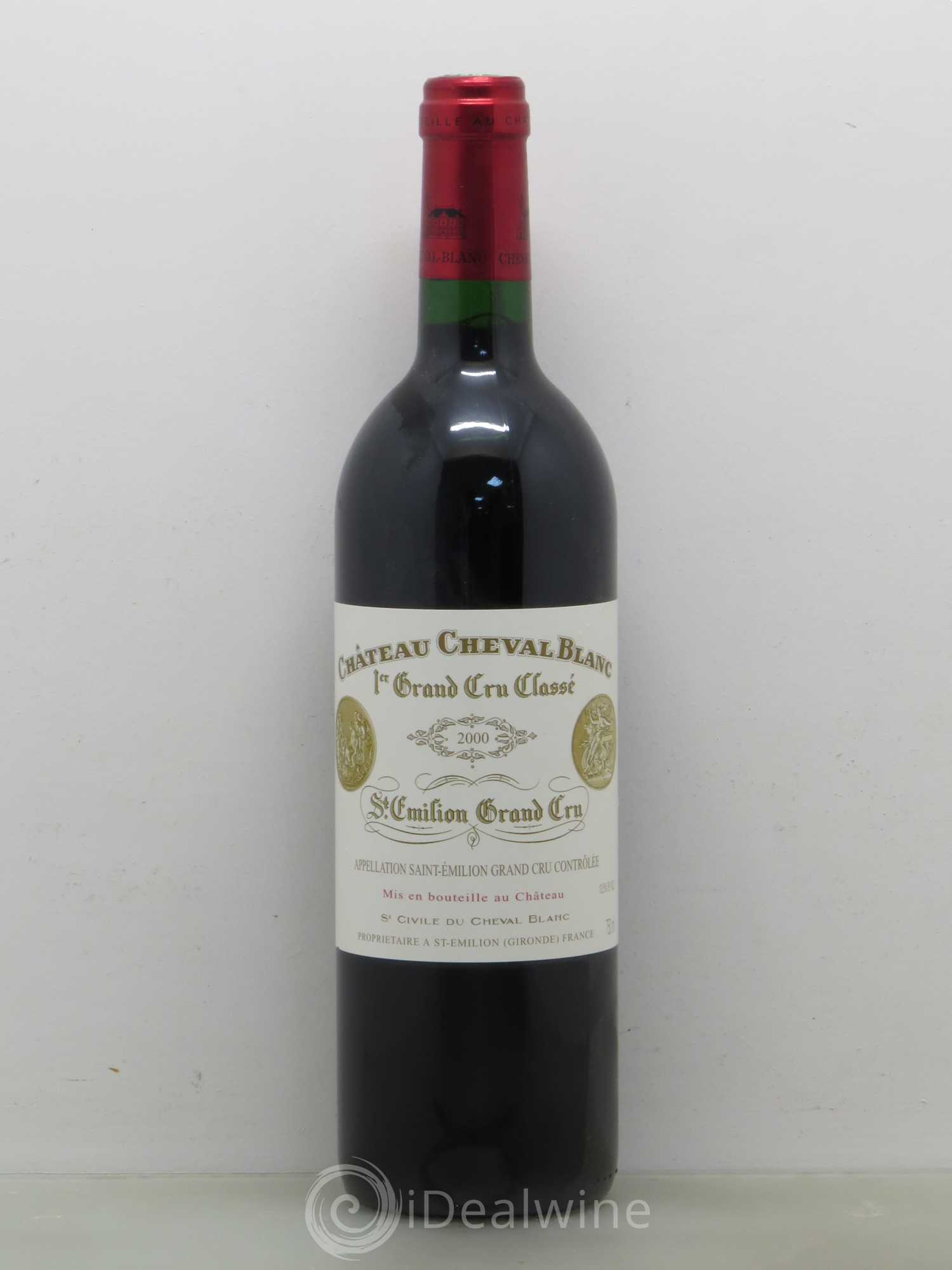 Château Cheval Blanc 1er Grand Cru Classé A 2000 - Lot de 1 bouteille - 0
