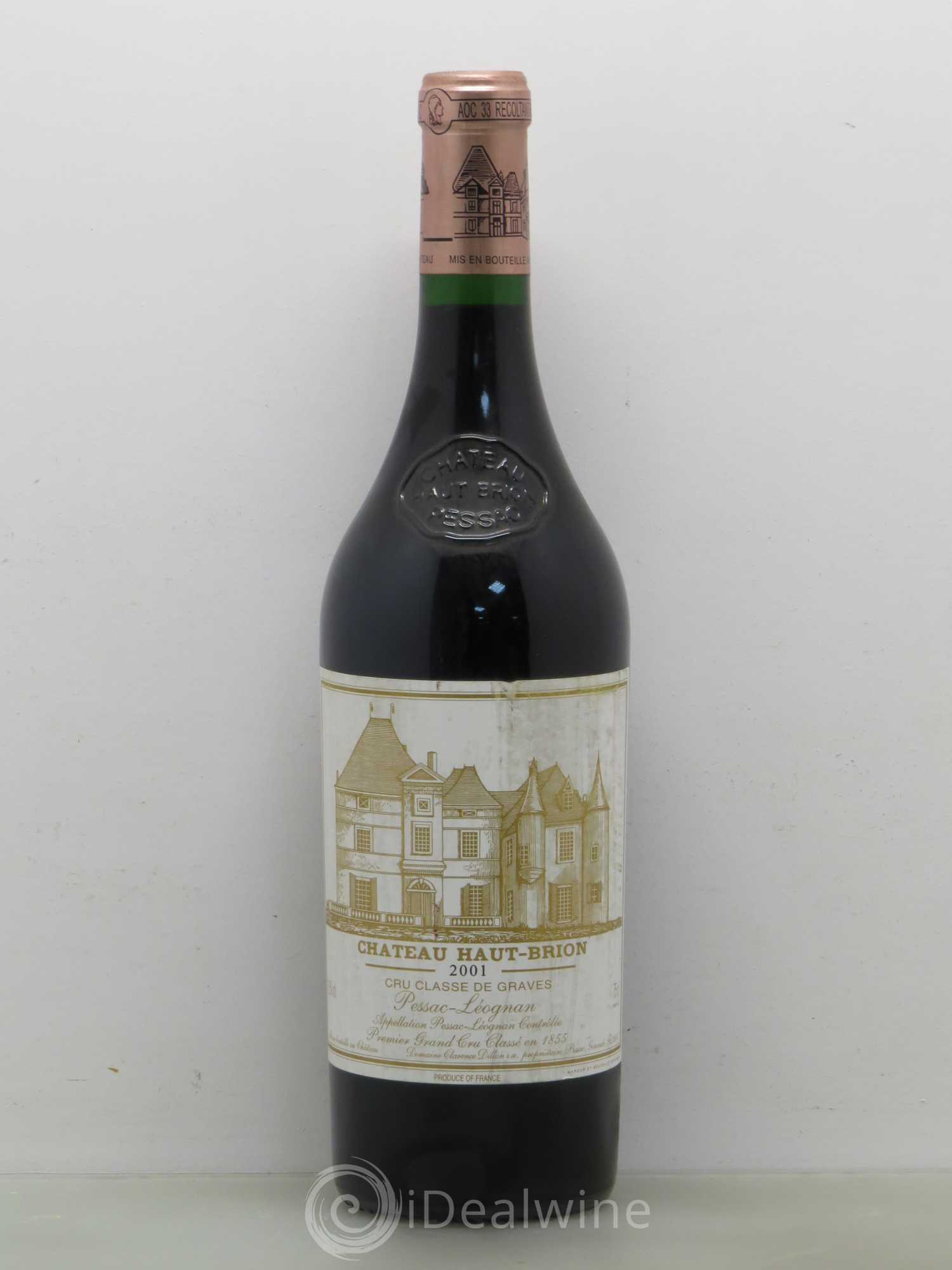 Château Haut Brion 1er Grand Cru Classé 2001 - Lot de 1 bouteille - 0