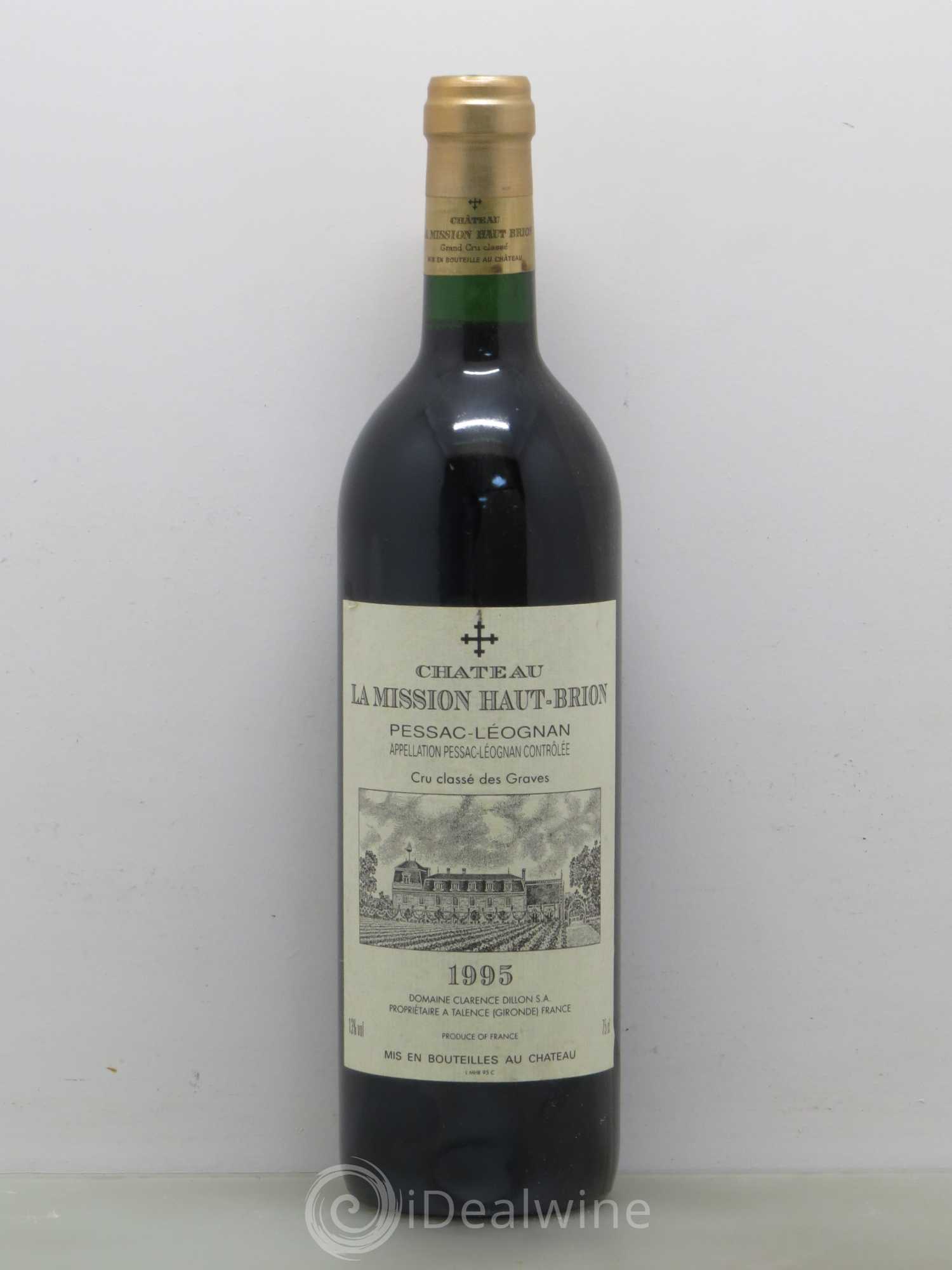 Château la Mission Haut-Brion Cru Classé de Graves 1995 - Lot de 1 bouteille - 0