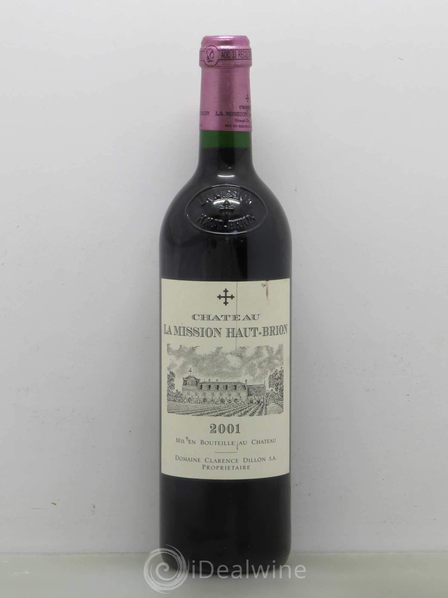 Château la Mission Haut-Brion Cru Classé de Graves 2001 - Lot de 1 bouteille - 0