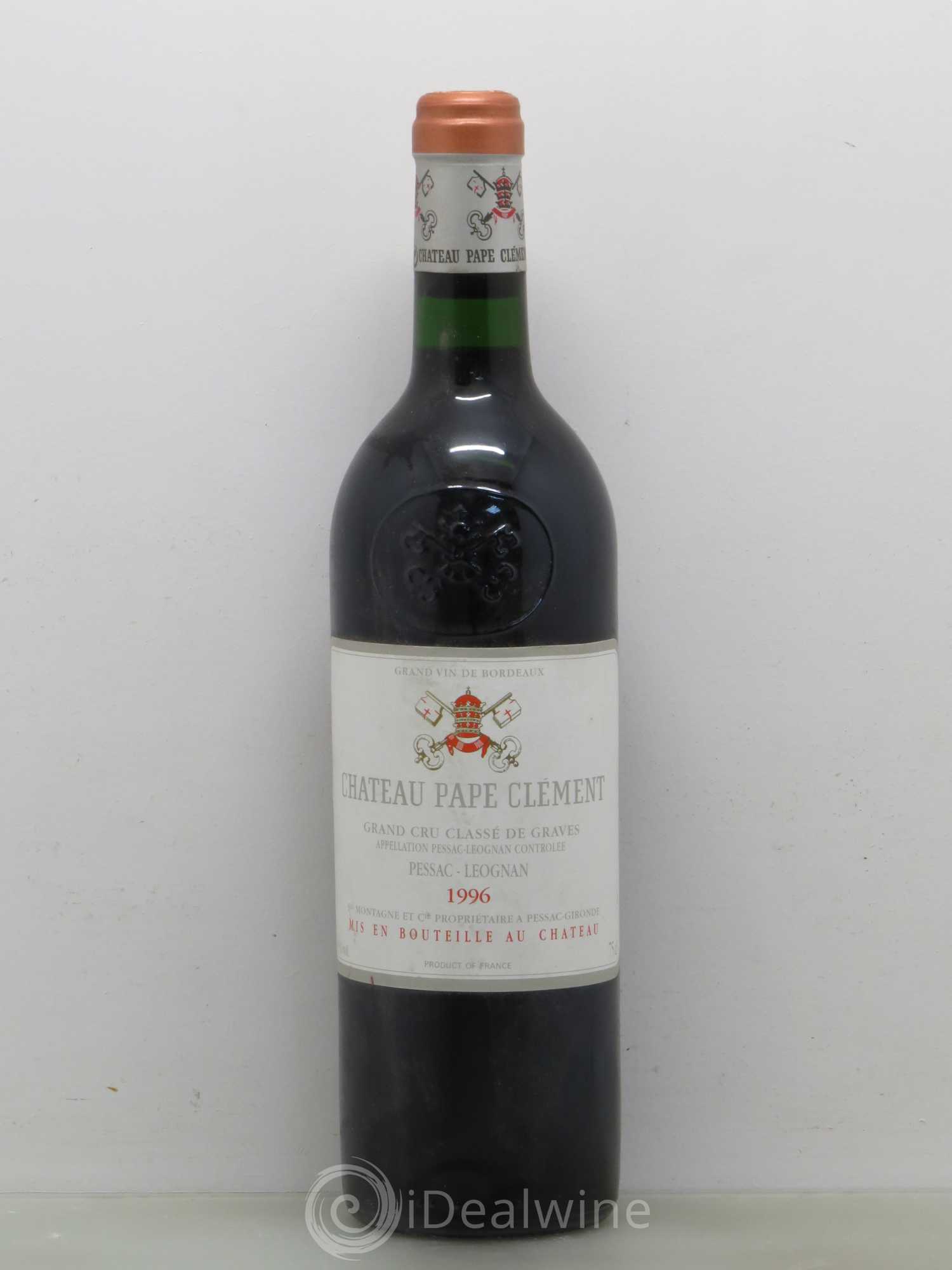 Château Pape Clément Cru Classé de Graves 1996 - Lot de 1 bouteille - 0