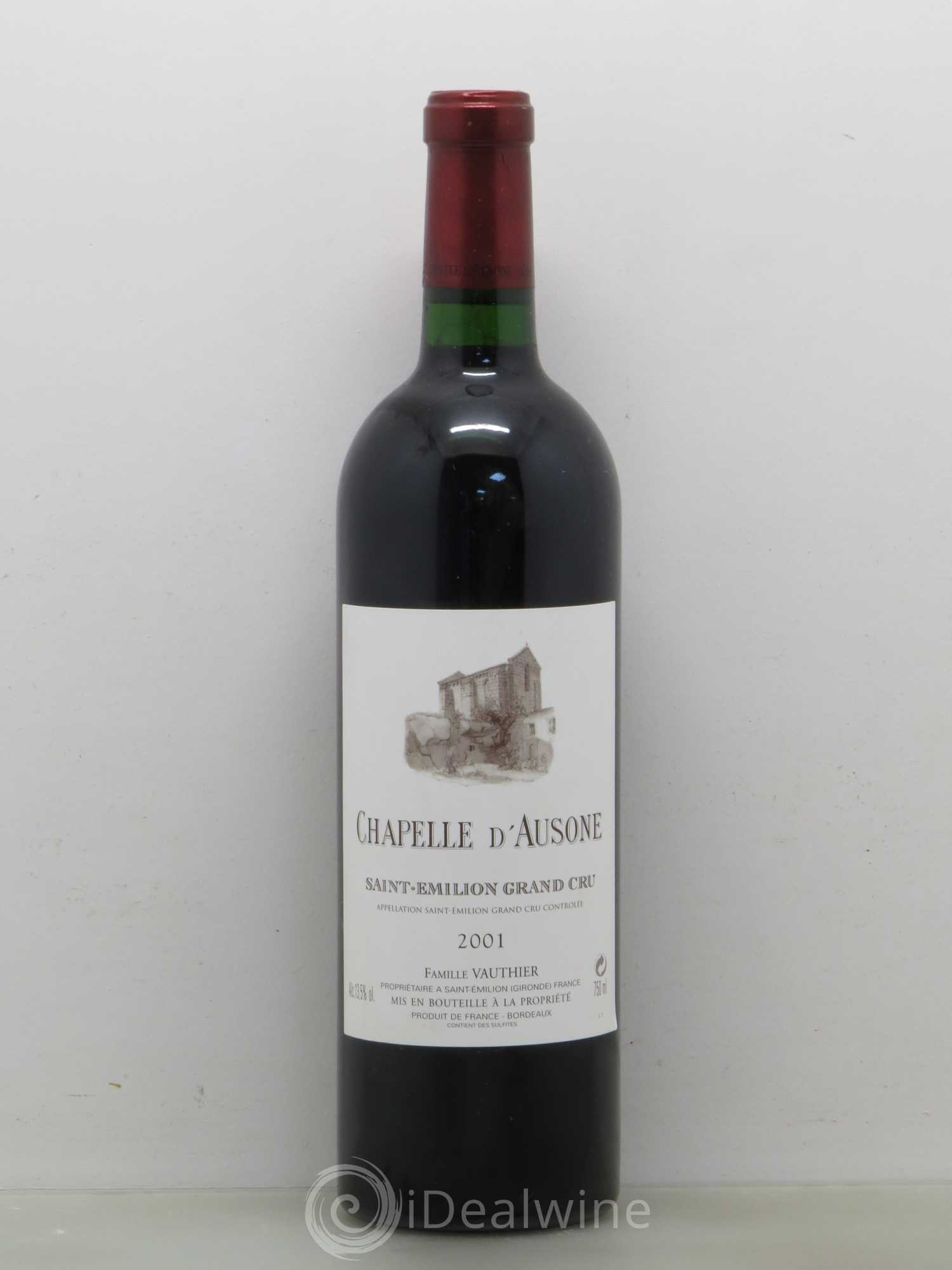 Chapelle d'Ausone Second Vin 2001 - Lot de 1 bouteille - 0