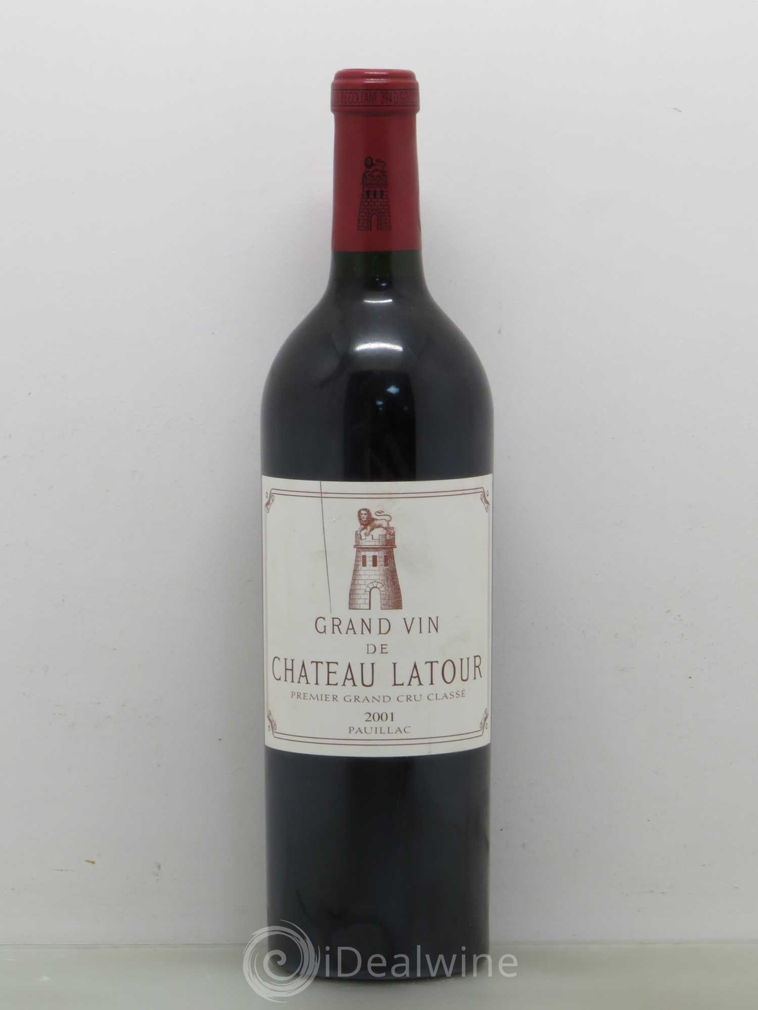 Château Latour 1er Grand Cru Classé 2001 - Lot de 1 bouteille - 0