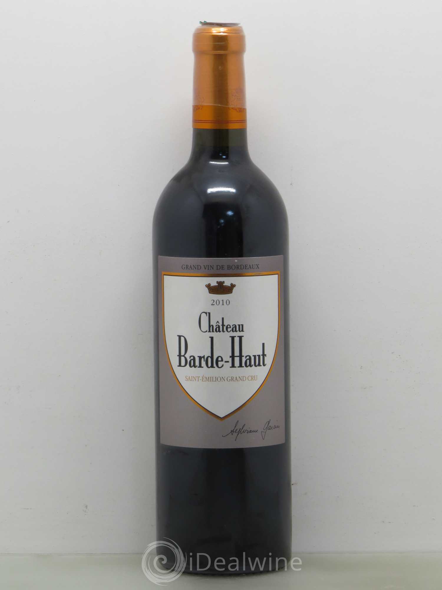 Château Barde Haut Grand Cru Classé 2010 - Lot de 1 bouteille - 0