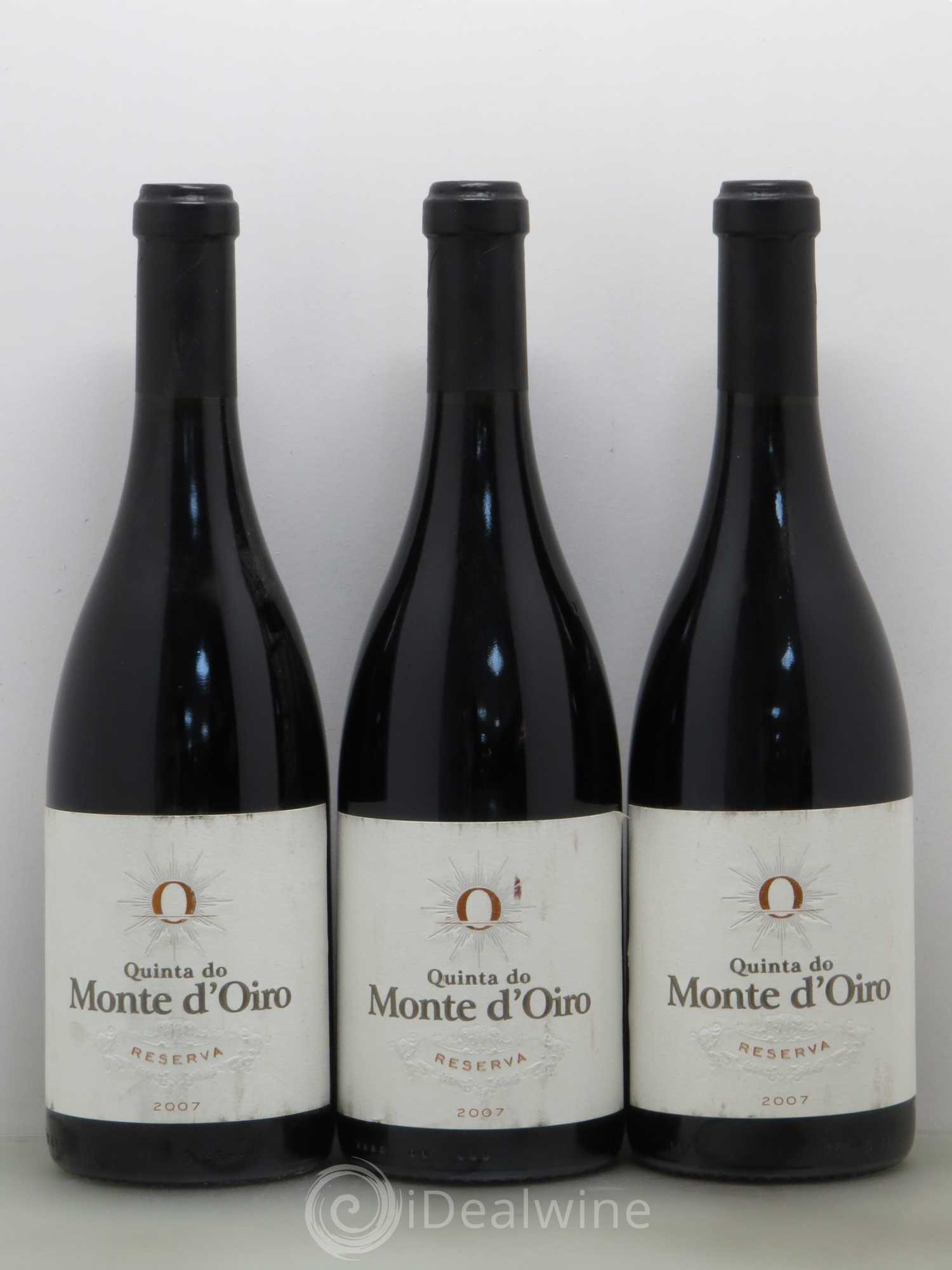 Portugal reserva Quinta do Monte D'OIRO 2007 - Lot de 3 bouteilles - 0