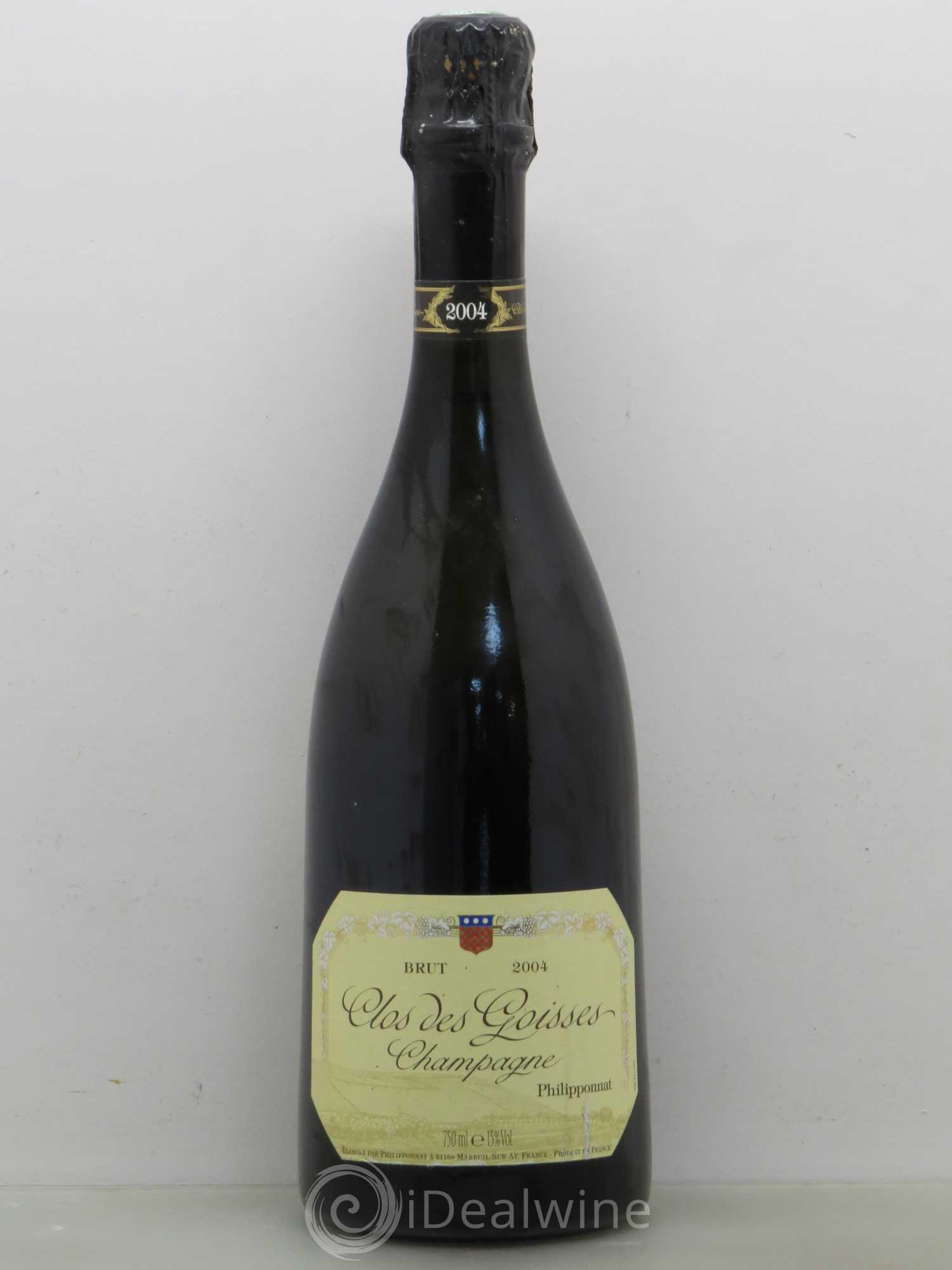 Clos des Goisses Philipponnat 2004 - Lot de 1 bouteille - 0