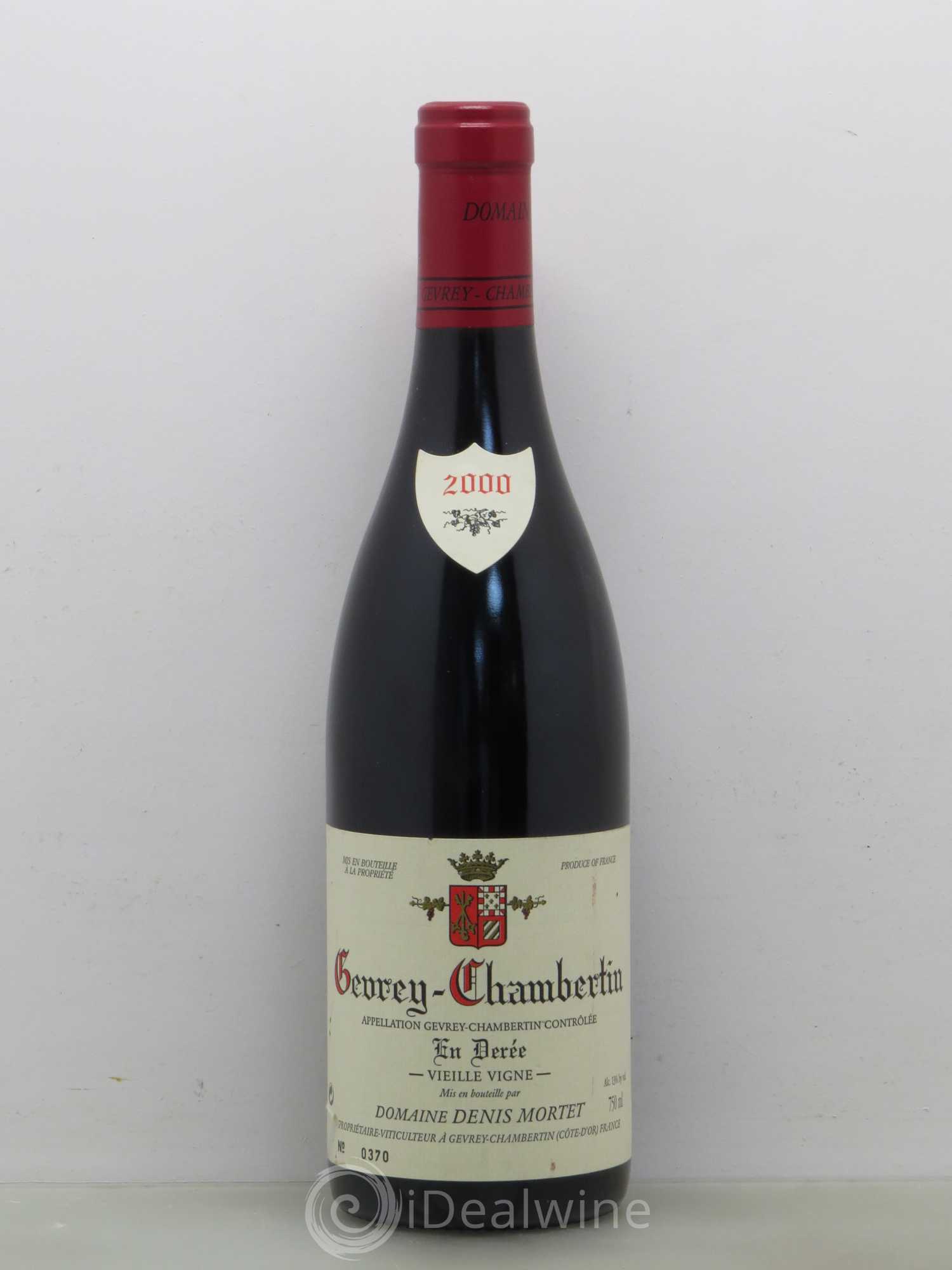 Gevrey-Chambertin Vieilles vignes Denis Mortet (Domaine) En Derée 2000 - Lot de 1 bouteille - 0