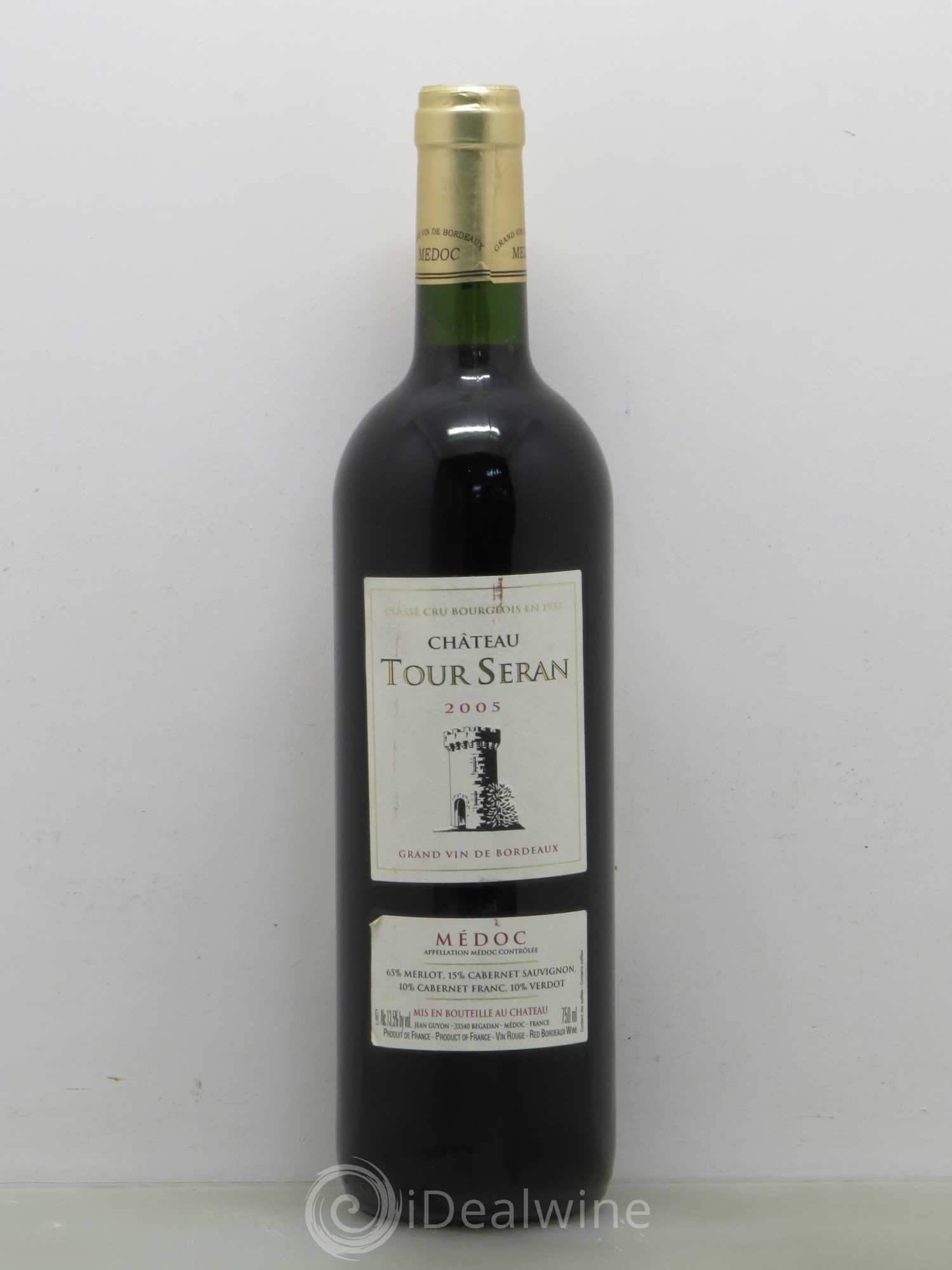 Château Tour Séran Cru Bourgeois 2005 - Lot de 1 bouteille - 0