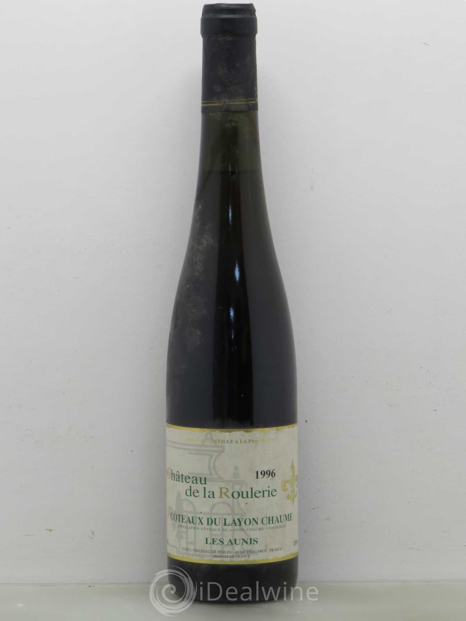 Coteaux du Layon Les Aunis La Roulerie (Château de) Chaume (50cl) (sans prix de réserve) 1996 - Lotto di 1 bottiglia - 0