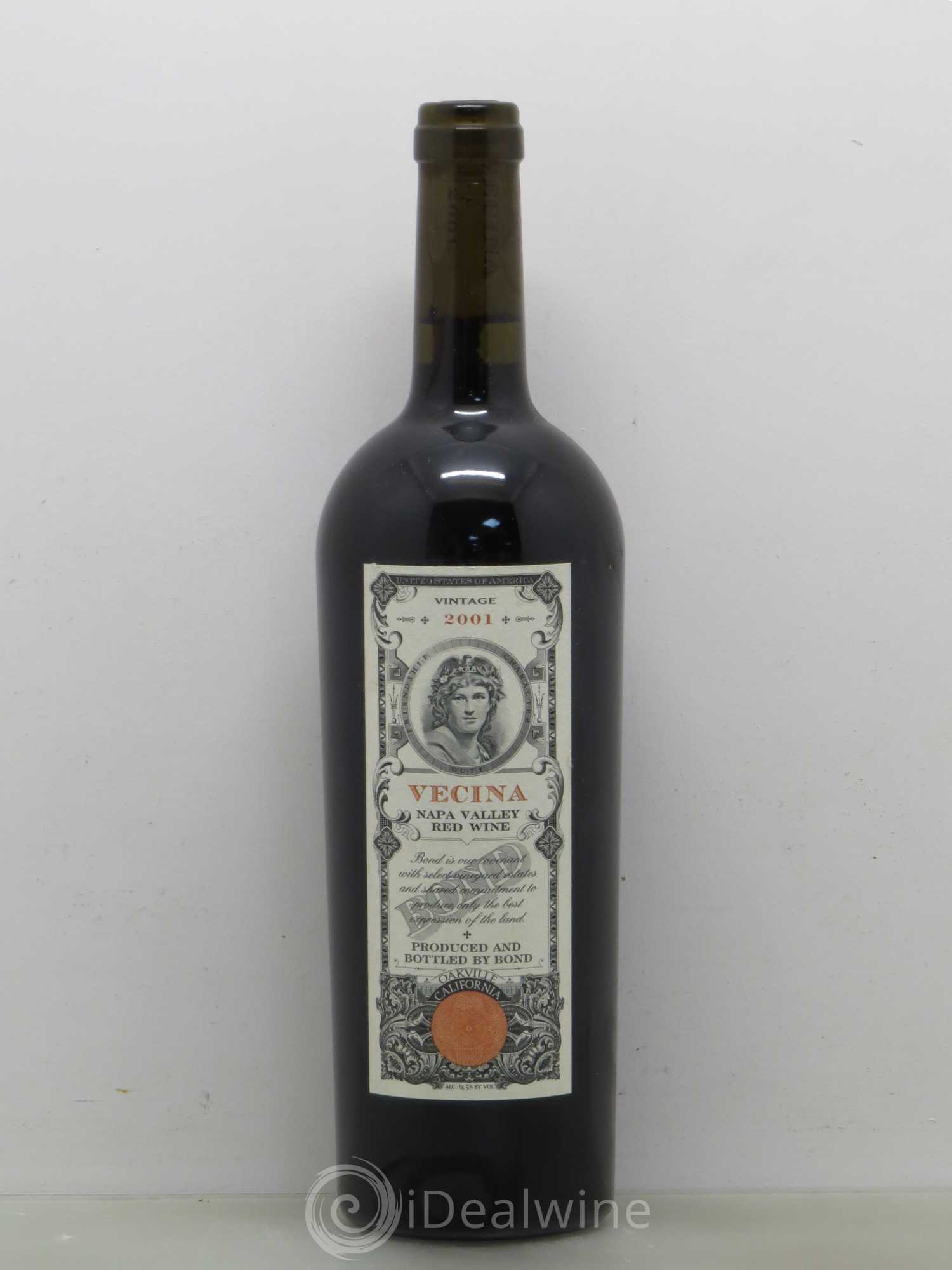 USA Vecina Napa Bond 2001 - Posten von 1 Flasche - 0