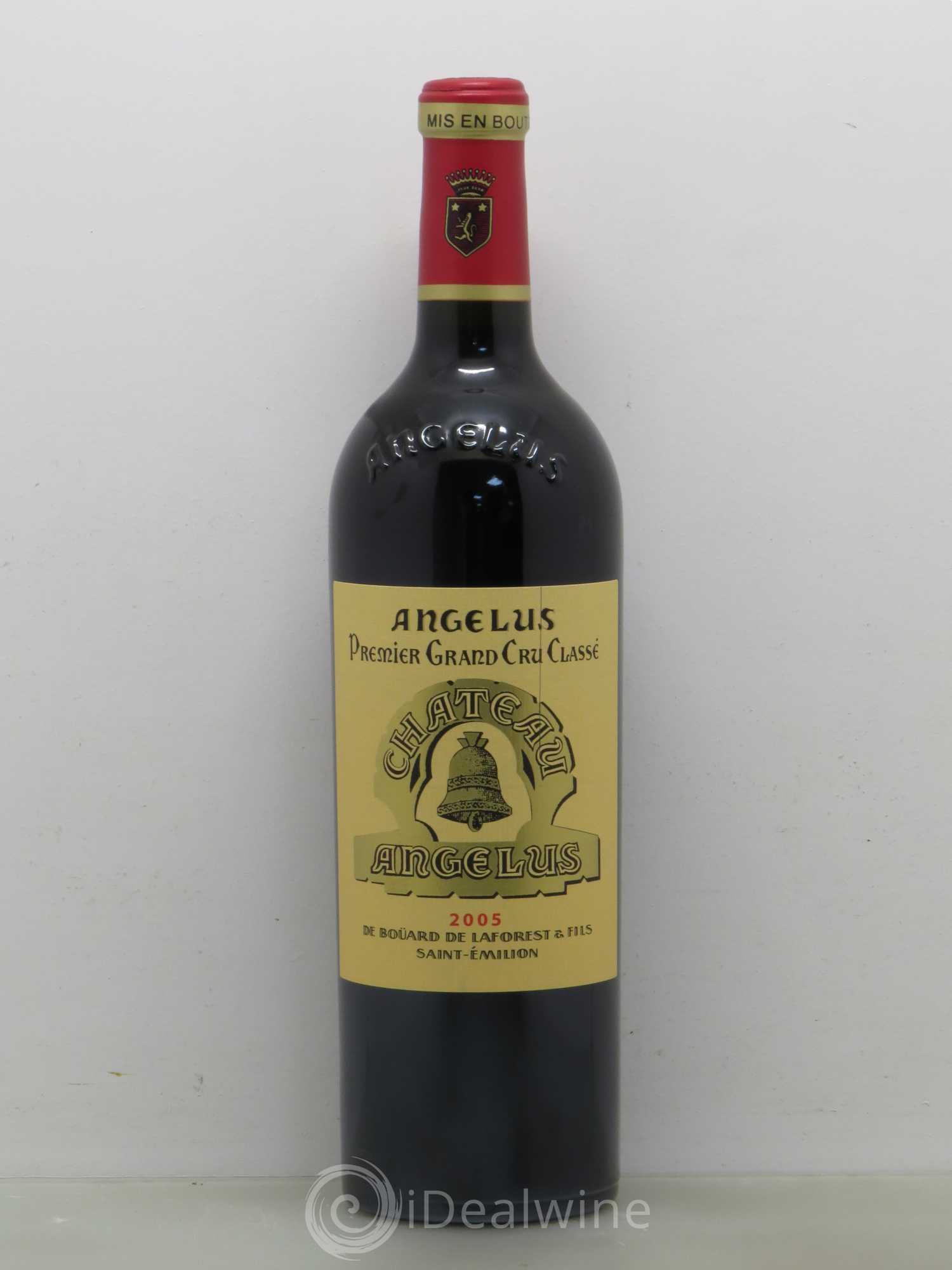Château Angélus 1er Grand Cru Classé A 2005 - Lot de 1 bouteille - 0