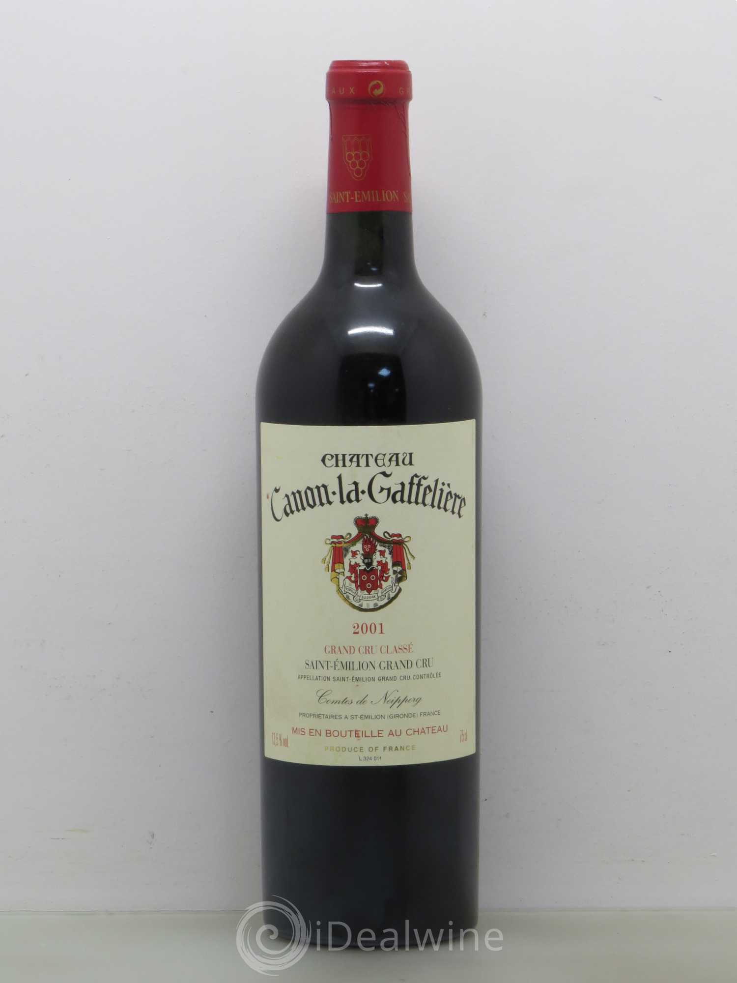 Château Canon la Gaffelière 1er Grand Cru Classé B 2001 - Lot de 1 bouteille - 0