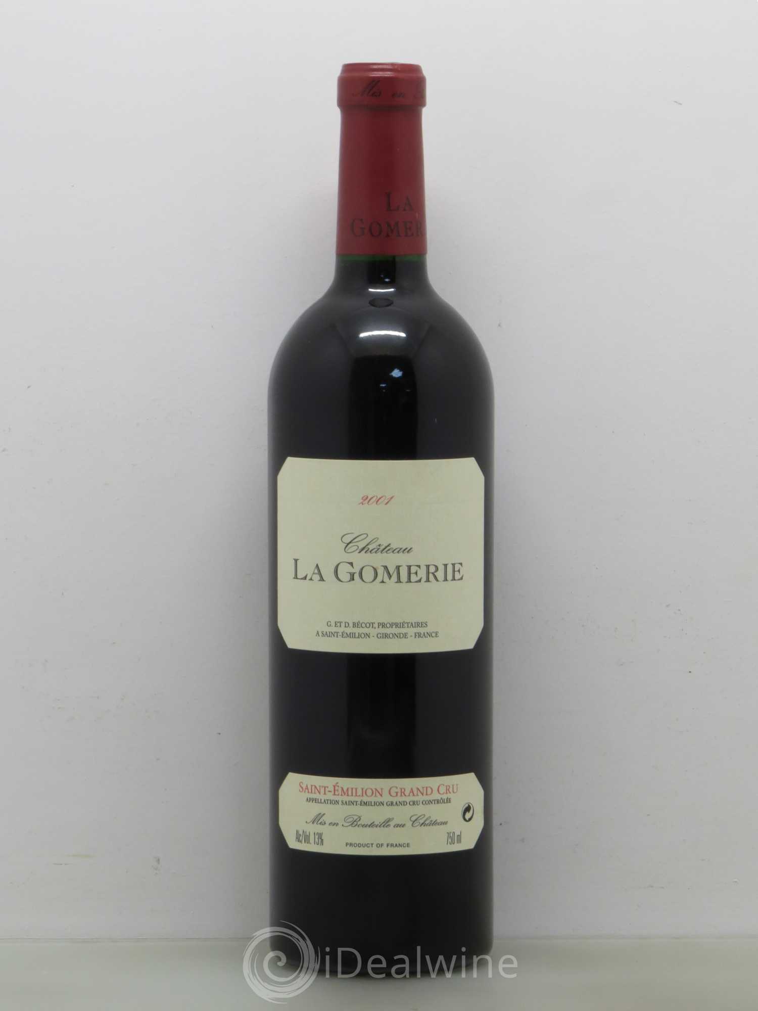 Château La Gomerie 2001 - Lot de 1 bouteille - 0