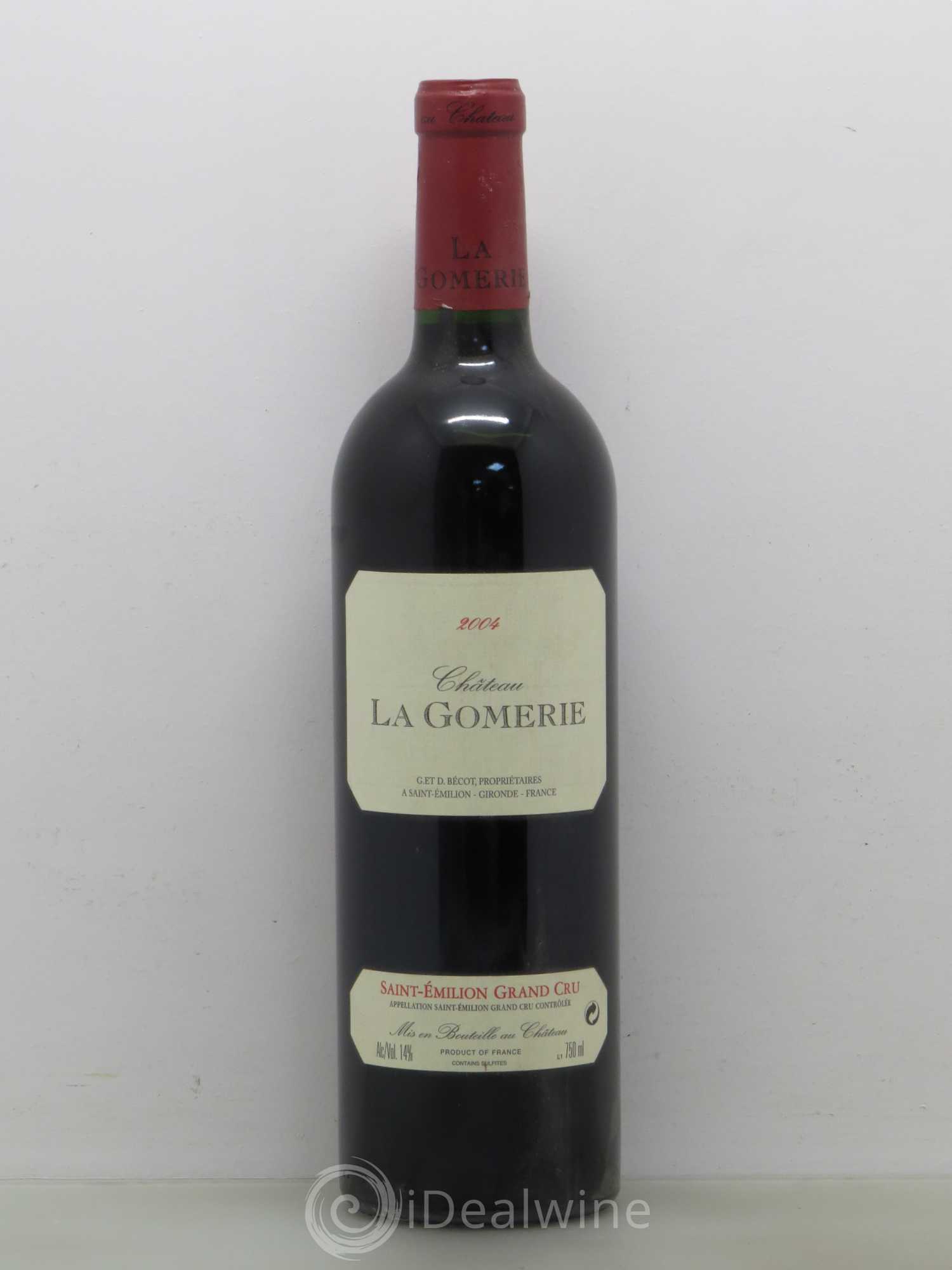 Château La Gomerie 2004 - Lot de 1 bouteille - 0