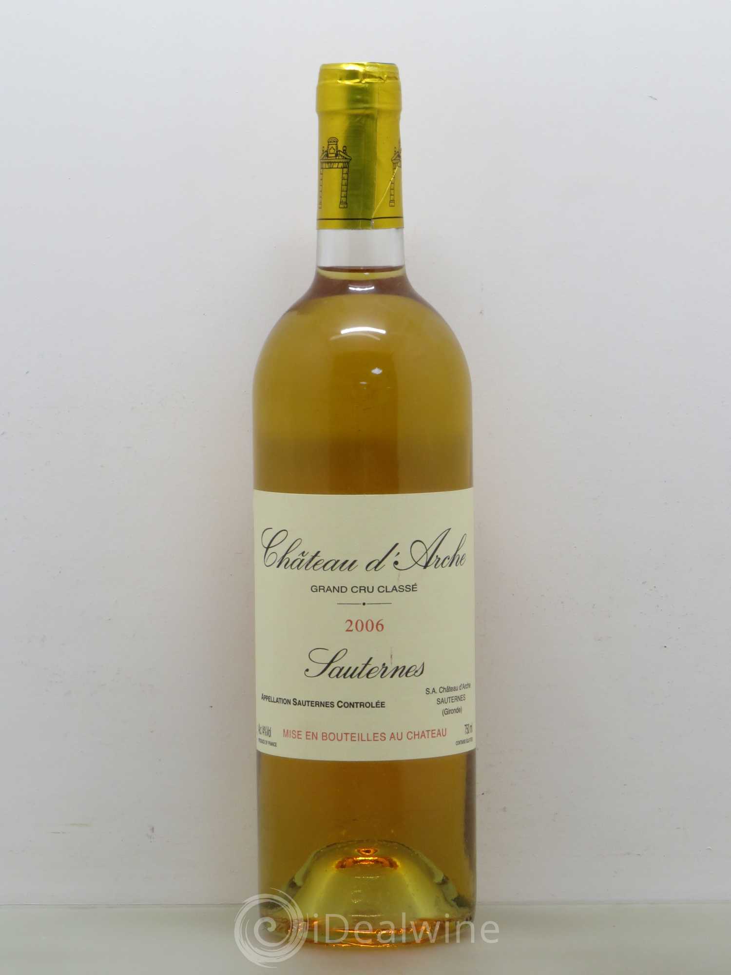Château d' Arche 2ème Grand Cru Classé 2006 - Lotto di 1 bottiglia - 0