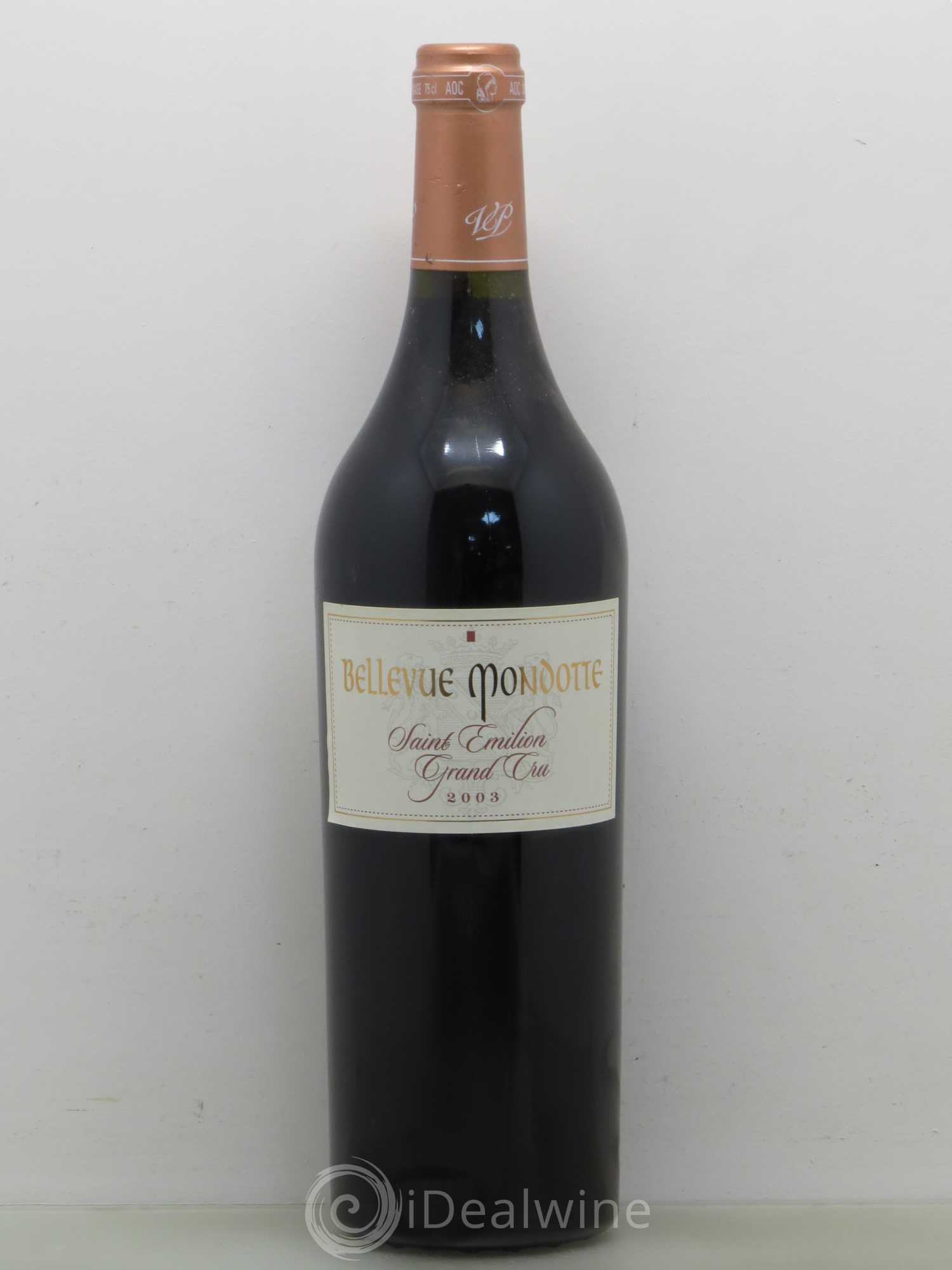 Château Bellevue Mondotte 2003 - Lot de 1 bouteille - 0