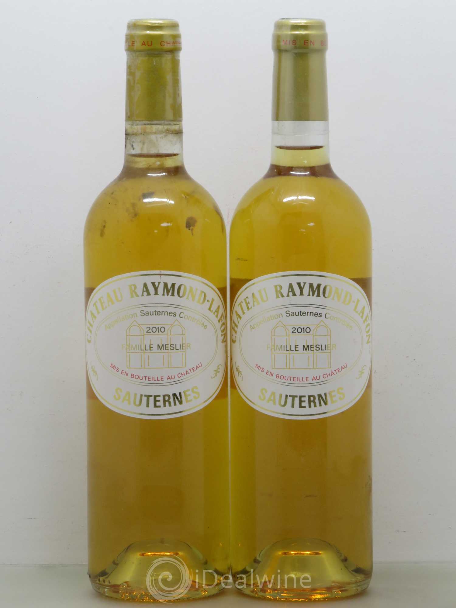 Château Raymond Lafon 2010 - Lotto di 2 bottiglie - 0