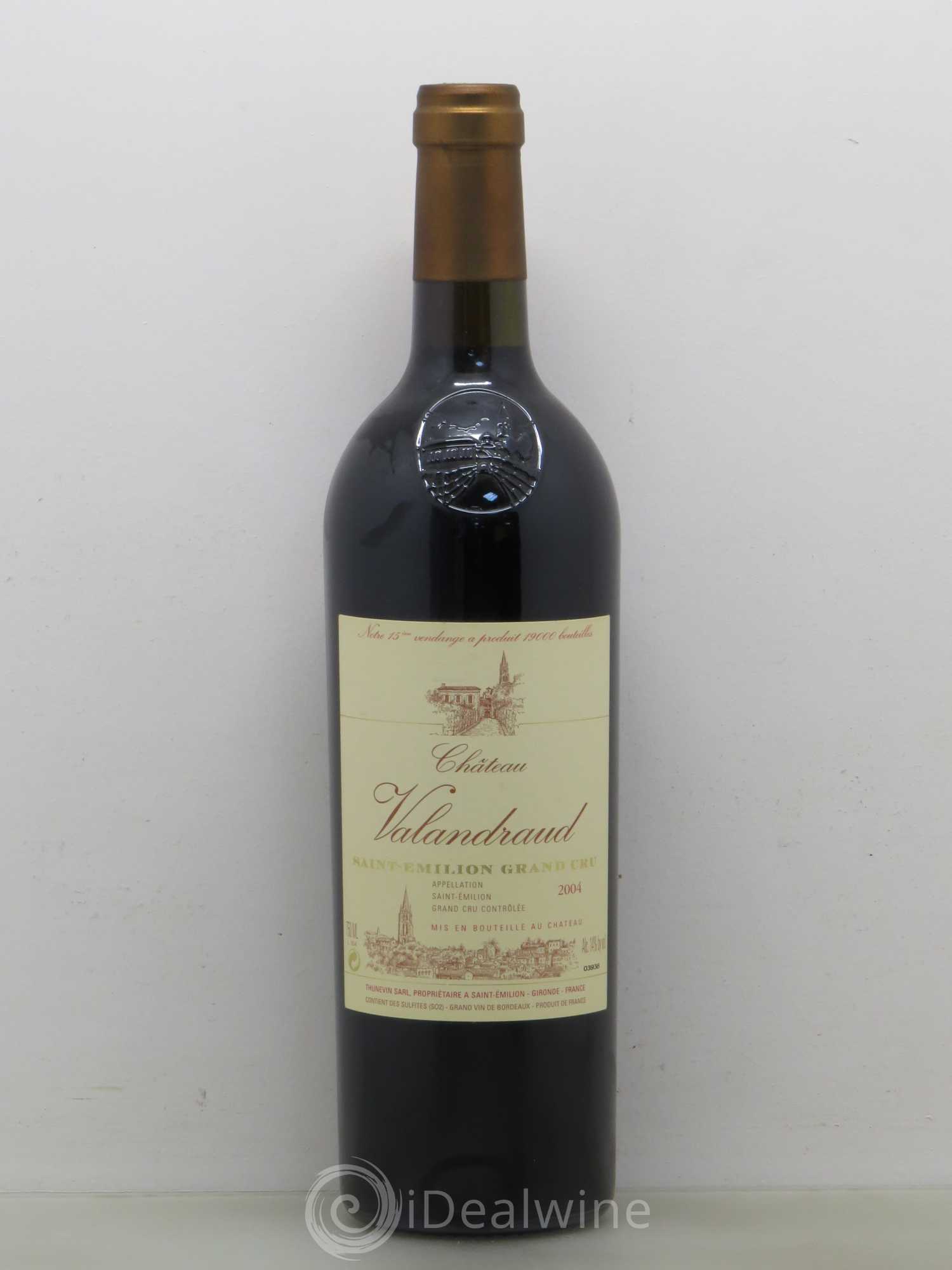 Château de Valandraud 2004 - Posten von 1 Flasche - 0