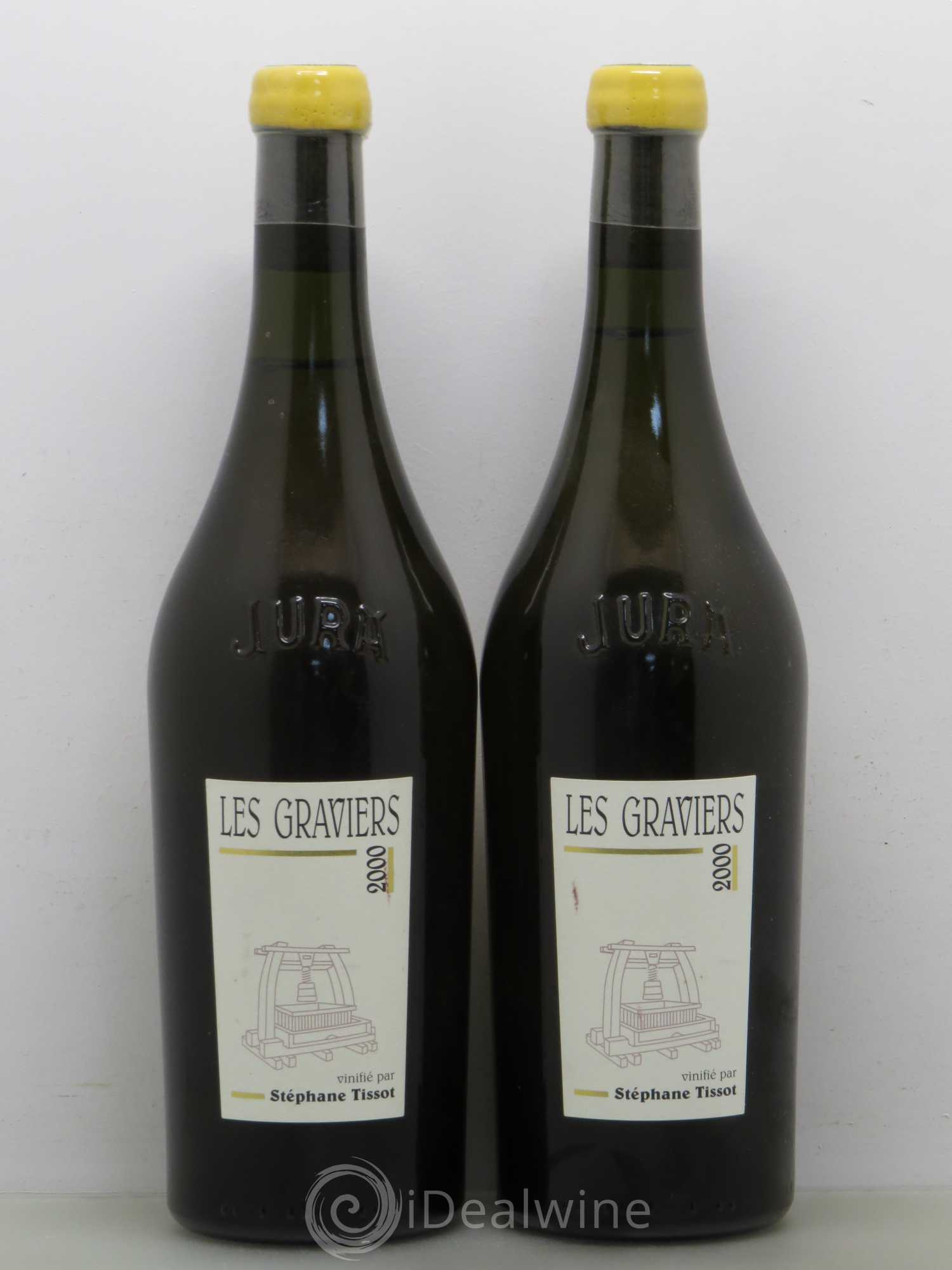 Arbois Chardonnay Les Graviers Bénédicte et Stéphane Tissot 2000 - Lot de 2 bouteilles - 0