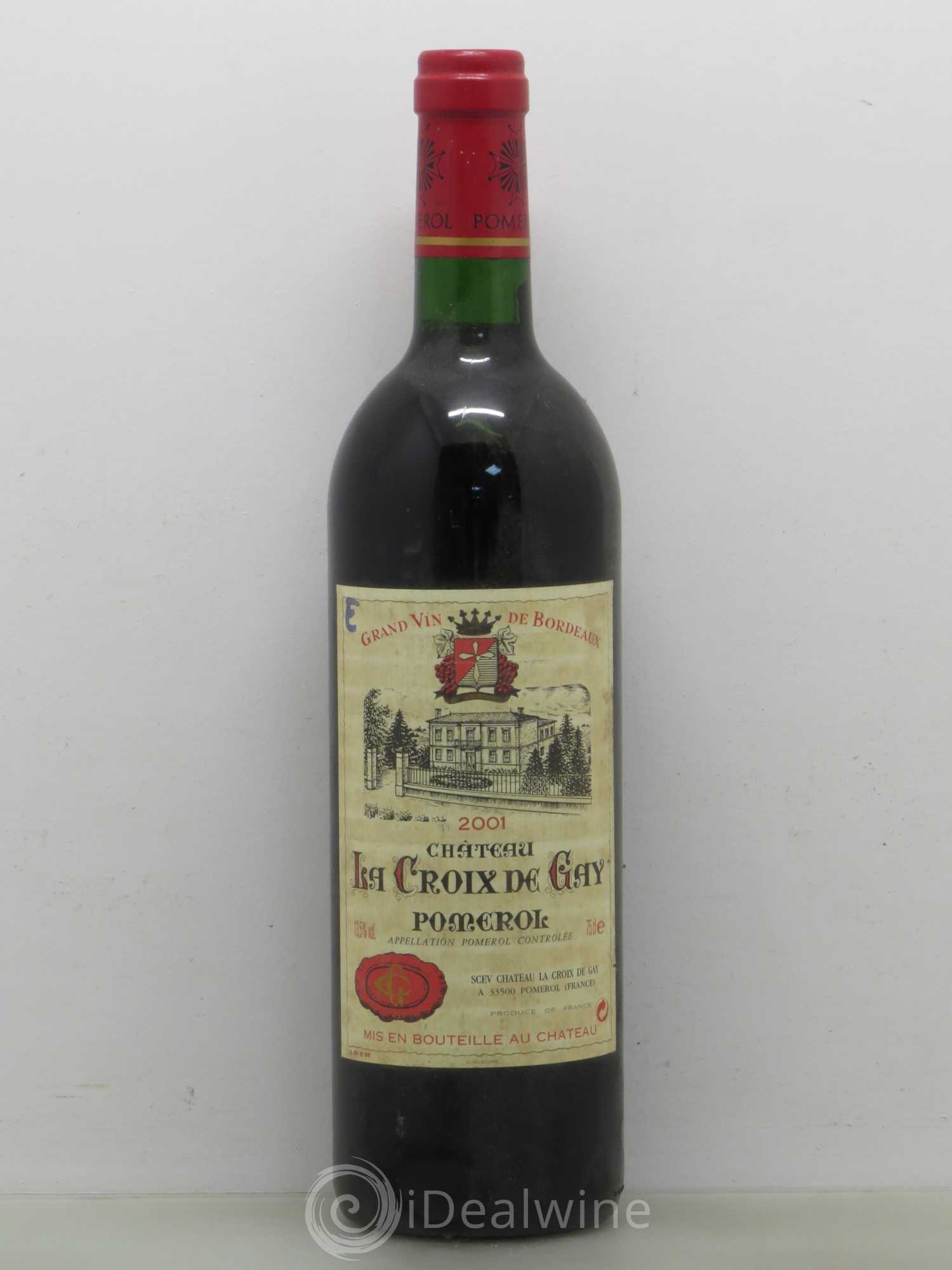 Château la Croix de Gay 2001 - Lot de 1 bouteille - 0