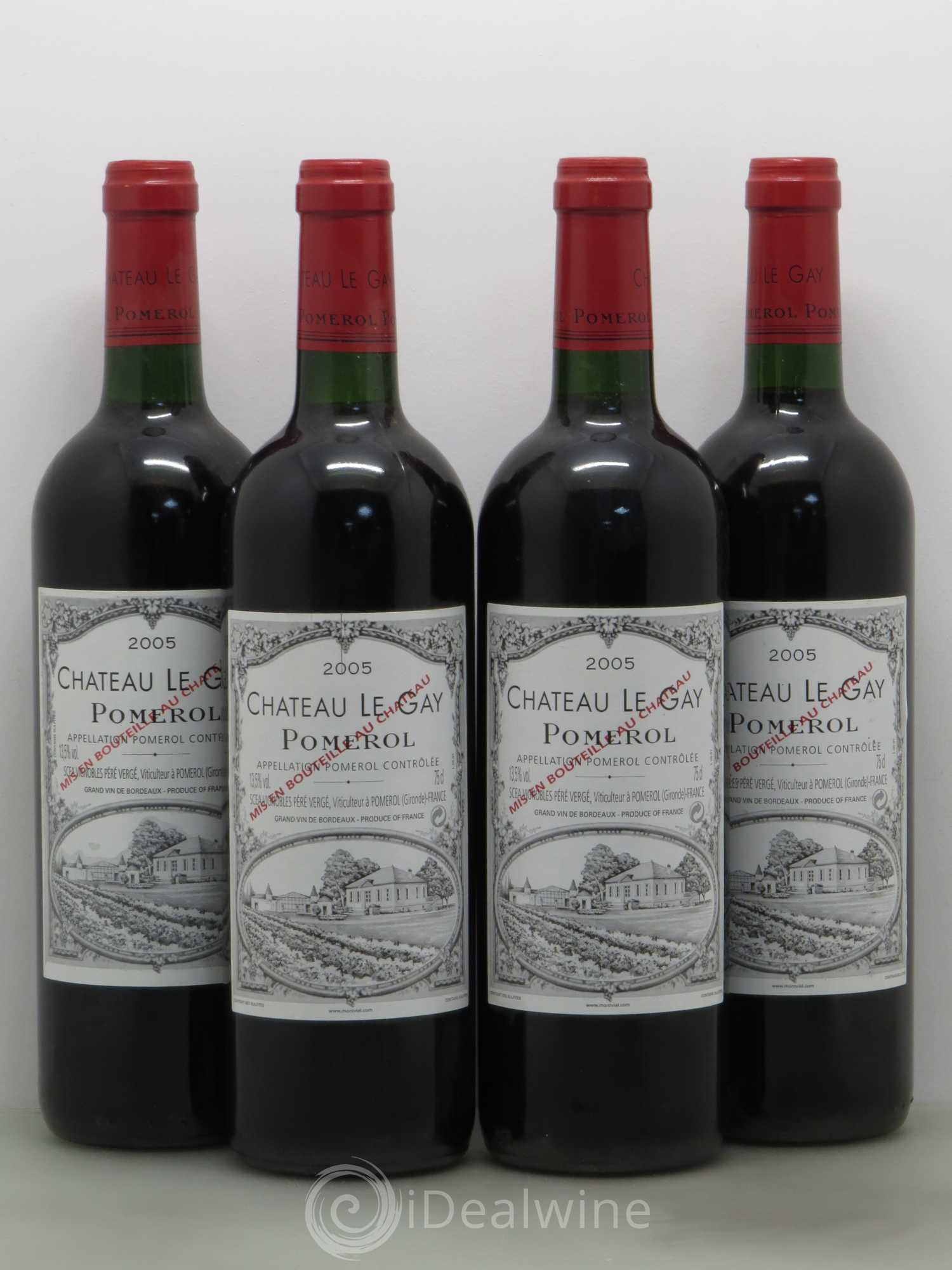 Château Le Gay 2005 - Lot de 4 bouteilles - 0