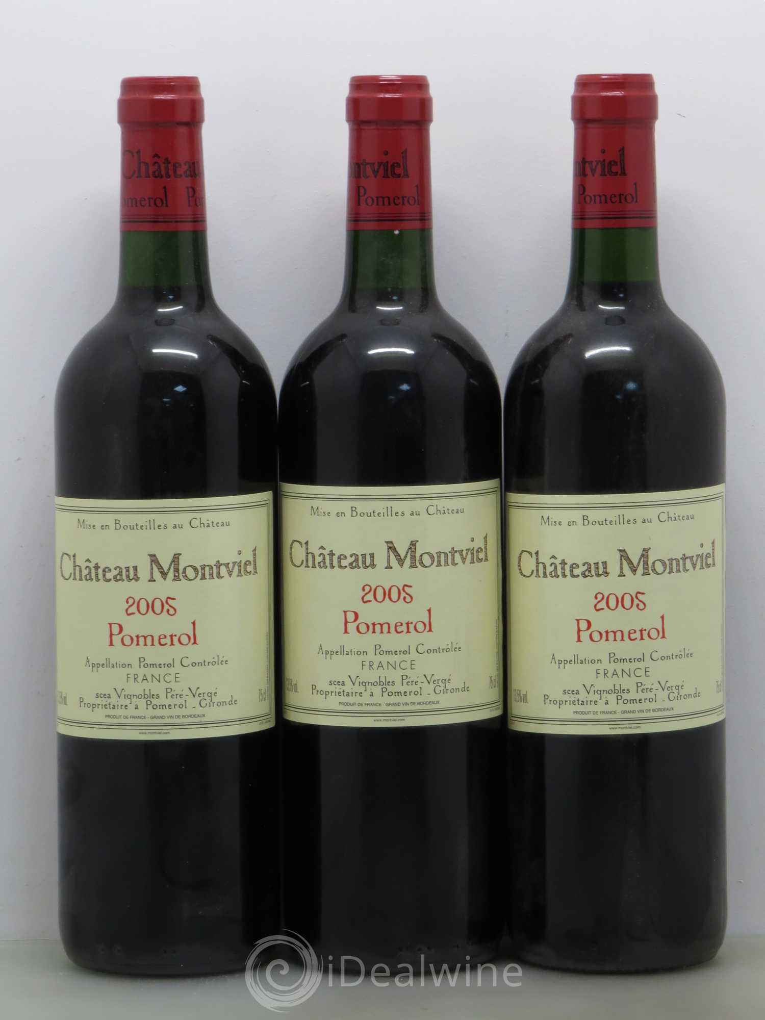Château Montviel 2005 - Lot de 3 bouteilles - 0