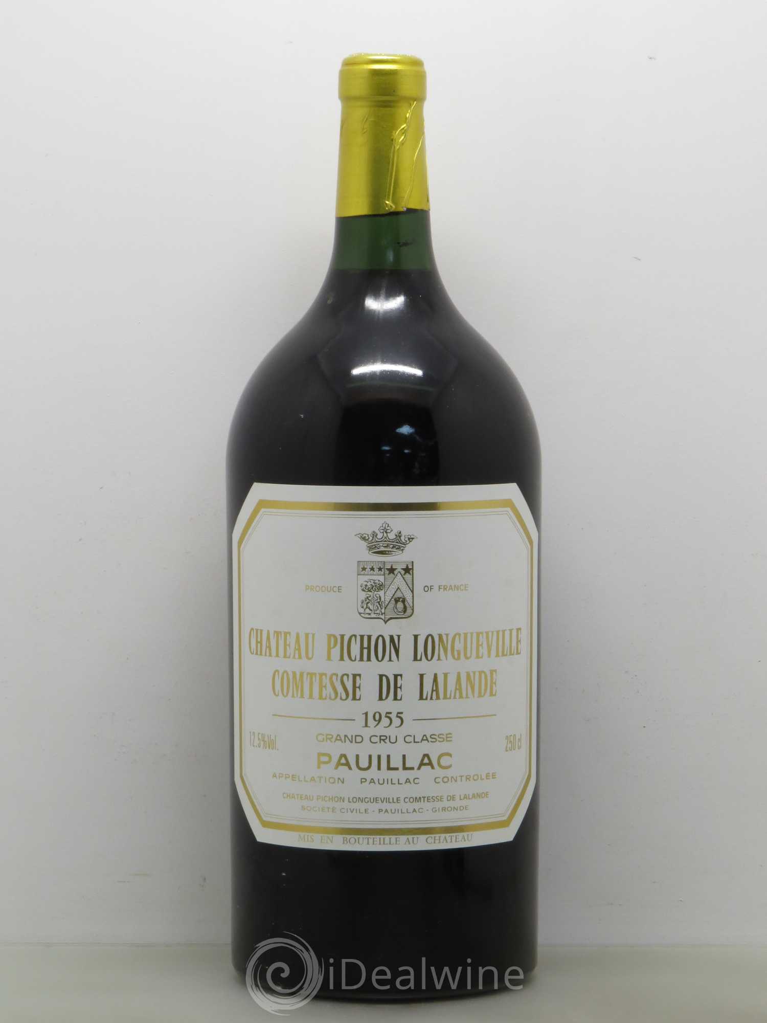 Château Pichon Longueville Comtesse de Lalande 2ème Grand Cru Classé (2.5L) 1955 - Lot de 1 magnum - 0