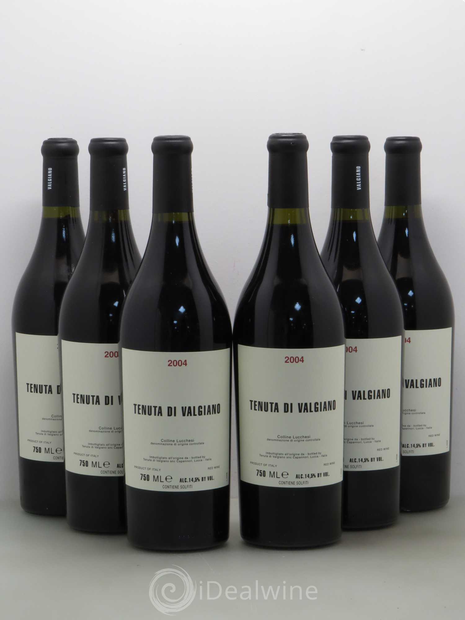 Toscana IGT Tenuta di Valgiano Colline Lucchesi Tenuta di Valgiano 2004 - Posten von 6 Flaschen - 0