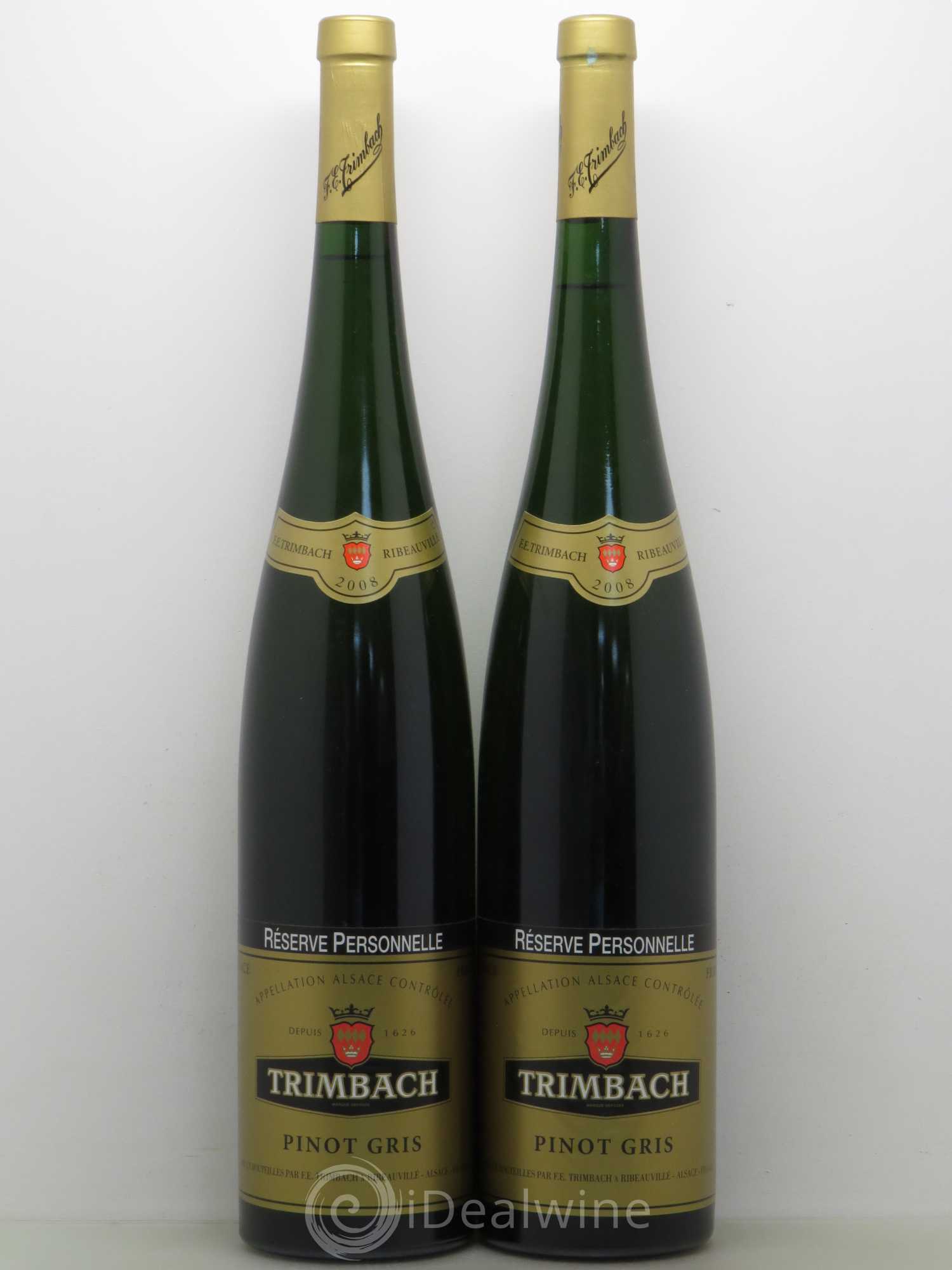 Alsace Pinot Gris Réserve Personnelle Trimbach (Domaine) 2008 - Lot de 2 magnums - 0