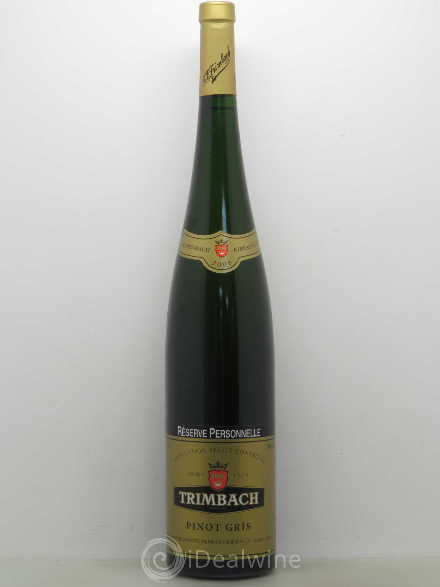 Alsace Pinot Gris Réserve Personnelle Trimbach (Domaine) 2008 - Lot de 1 magnum - 0