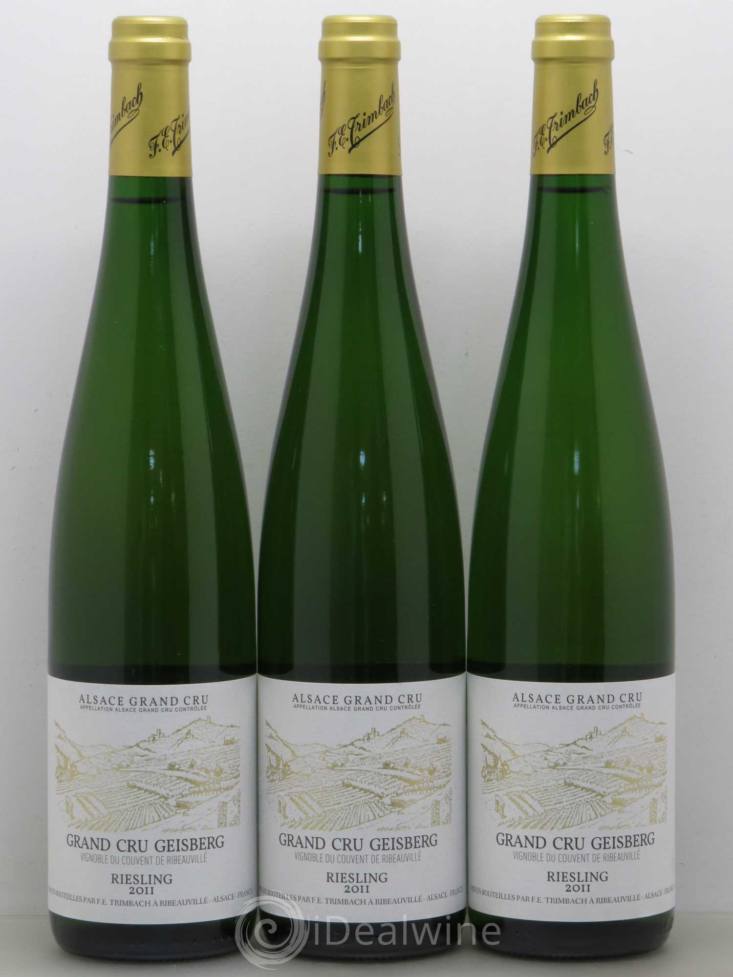 Alsace Riesling Trimbach (Domaine) Geisberg 2011 - Posten von 3 Flaschen - 0