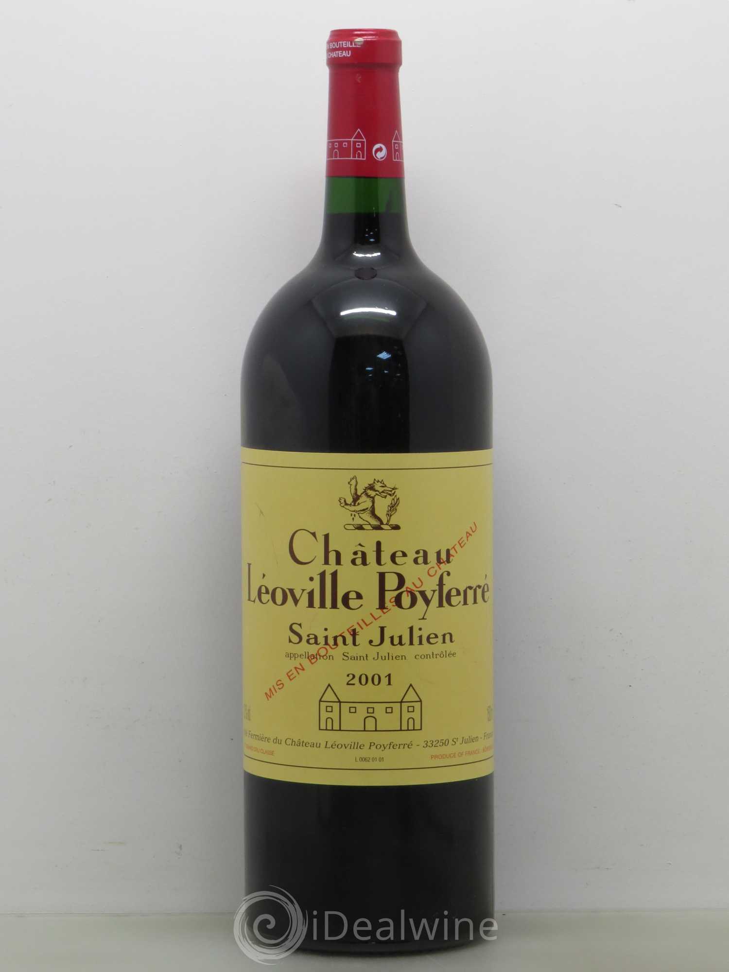 Château Léoville Poyferré 2ème Grand Cru Classé 2001 - Lot de 1 magnum - 0