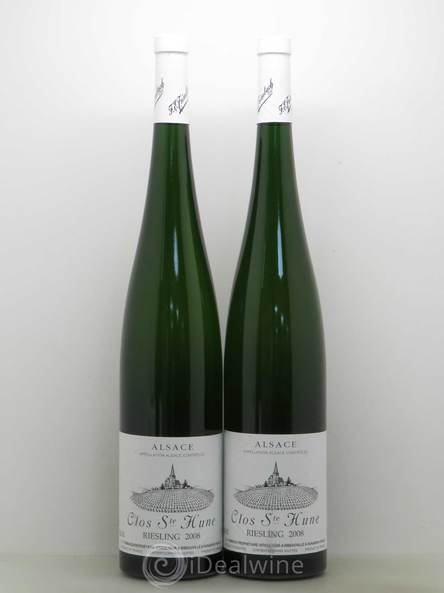 Alsace Riesling Clos Sainte-Hune Trimbach (Domaine) 2008 - Lot de 2 magnums - 0