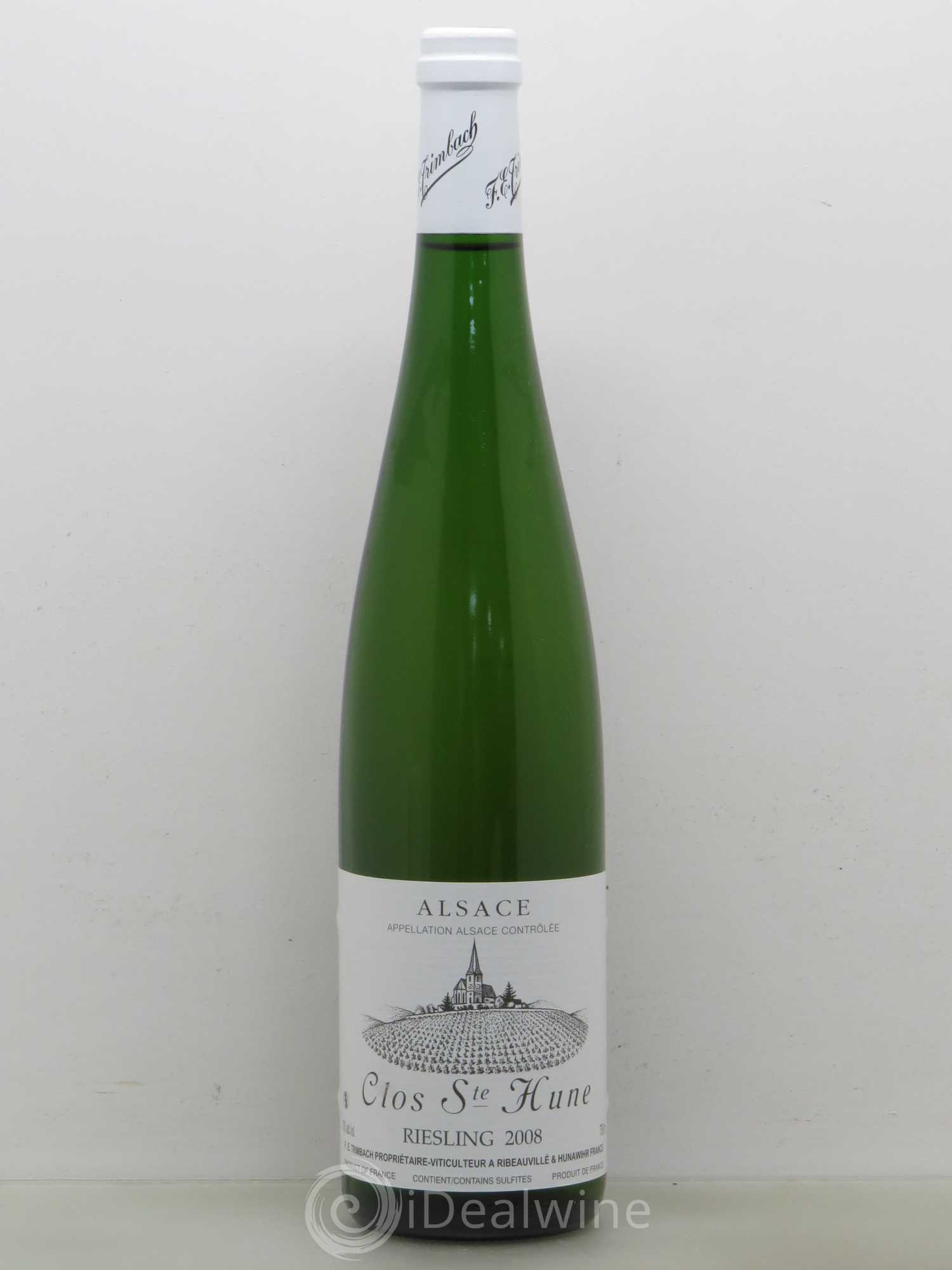 Alsace Riesling Clos Sainte-Hune Trimbach (Domaine) 2008 - Lot de 1 bouteille - 0