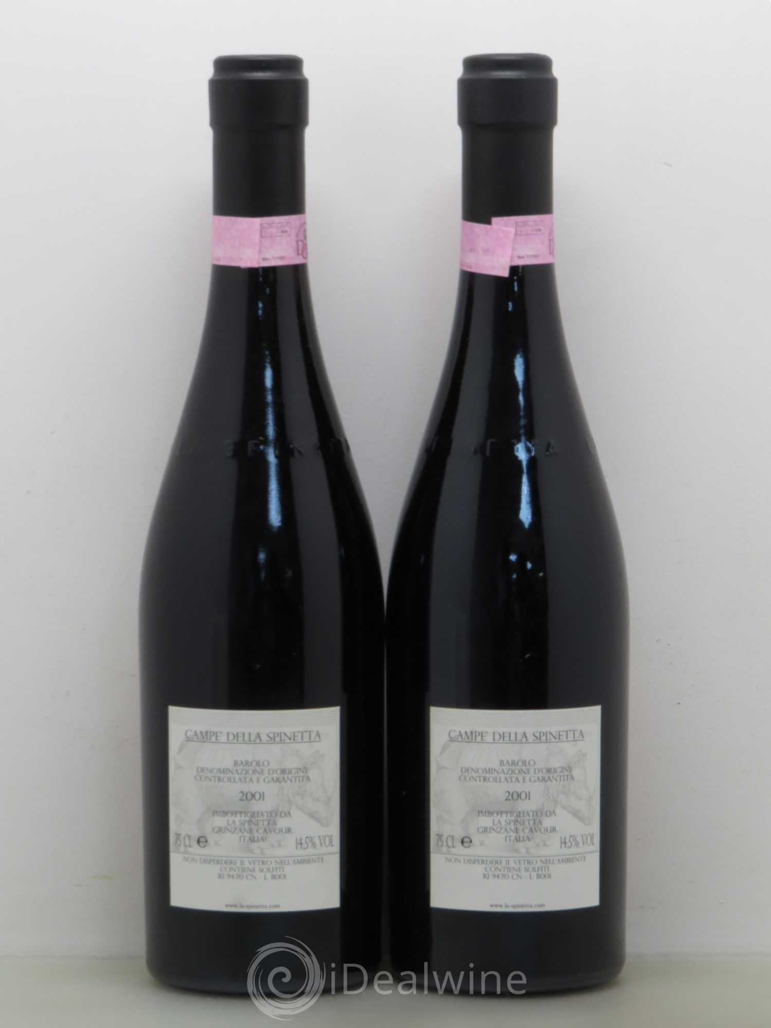 Barolo DOCG Vursü Campe della Spinetta Vigneto Campe 2001 - Posten von 2 Flaschen - 1