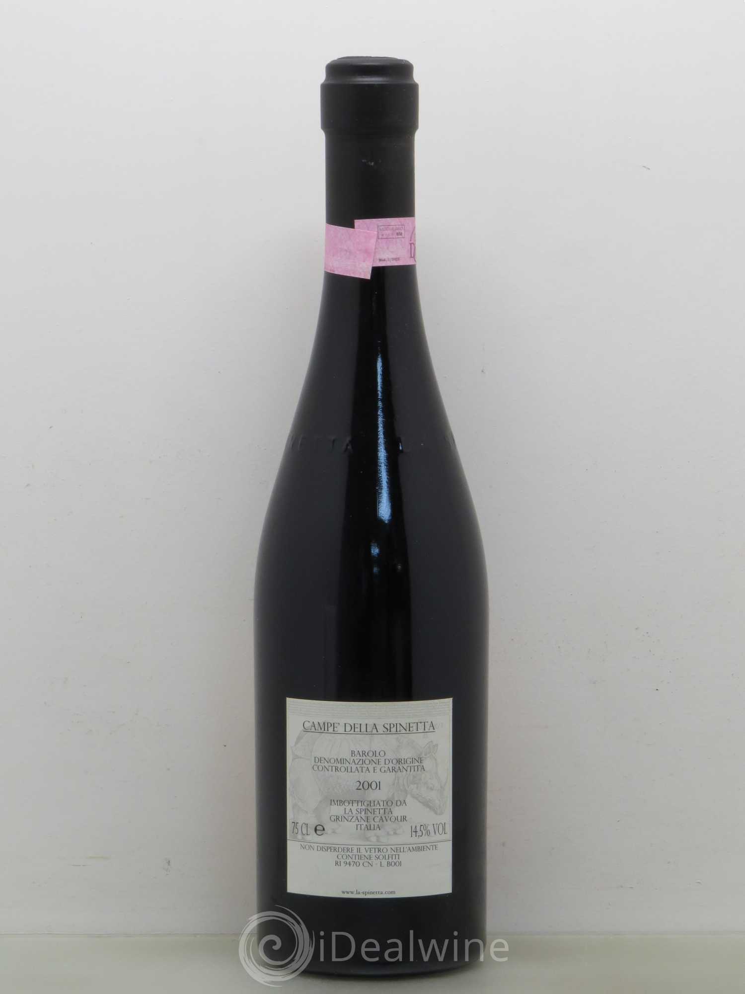 Barolo DOCG Vursü Campe della Spinetta Vigneto Campe 2001 - Lot of 1 bottle - 1