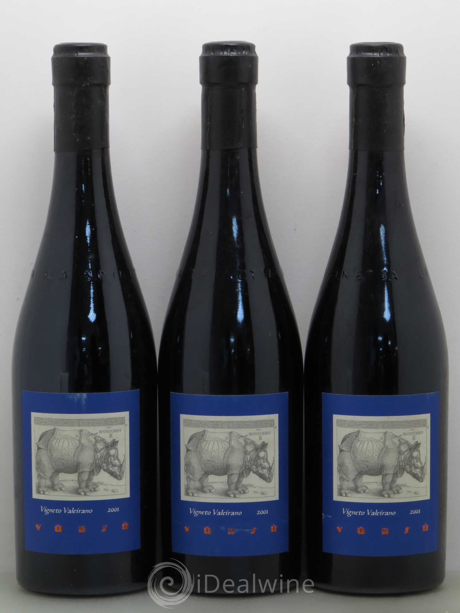 Barbaresco DOCG La Spinetta Valeirano Vursu Giorgio Rivetti 2001 - Lot de 3 bouteilles - 0