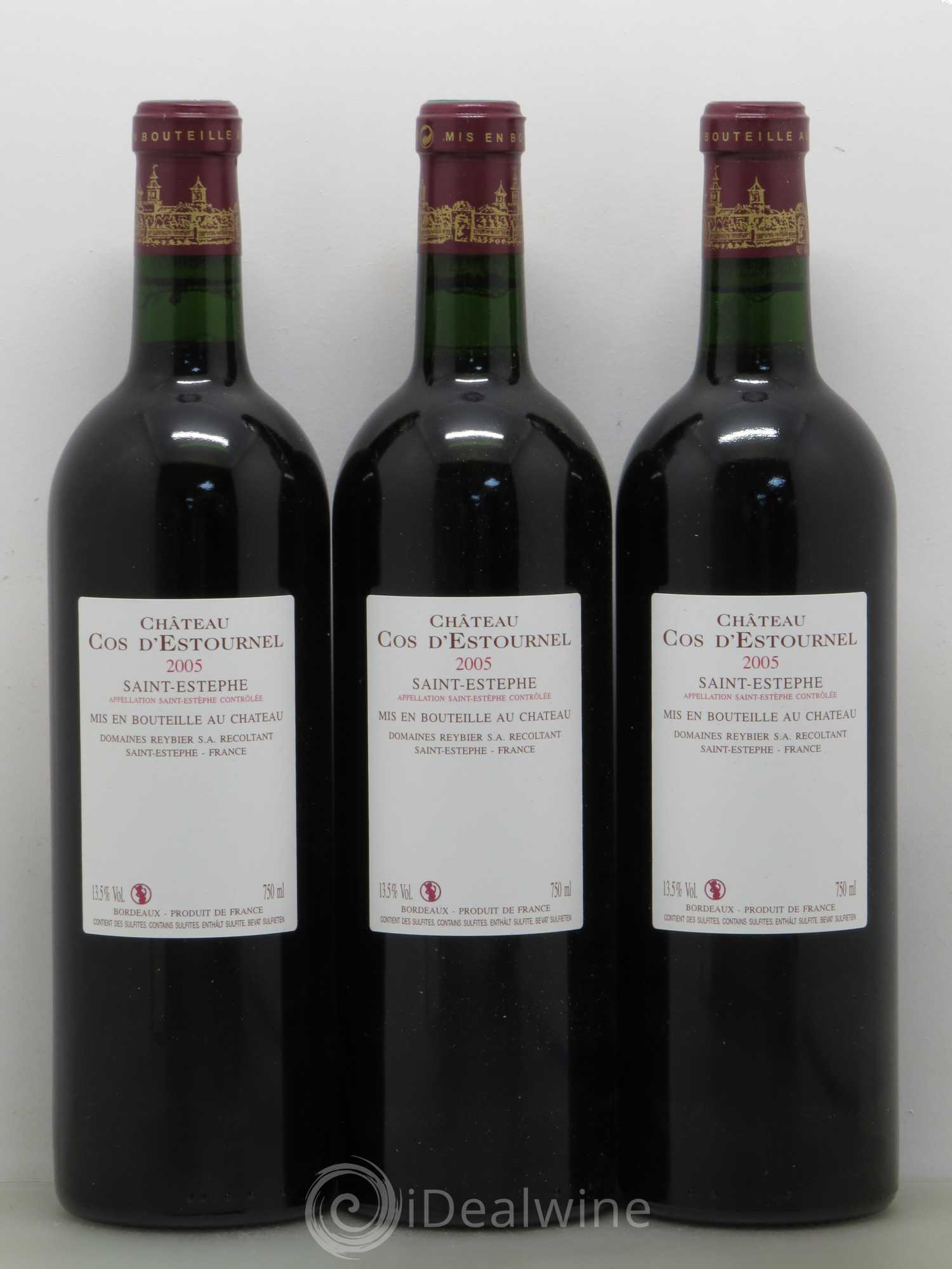 Cos d'Estournel 2ème Grand Cru Classé 2005 - Lot de 3 bouteilles - 1