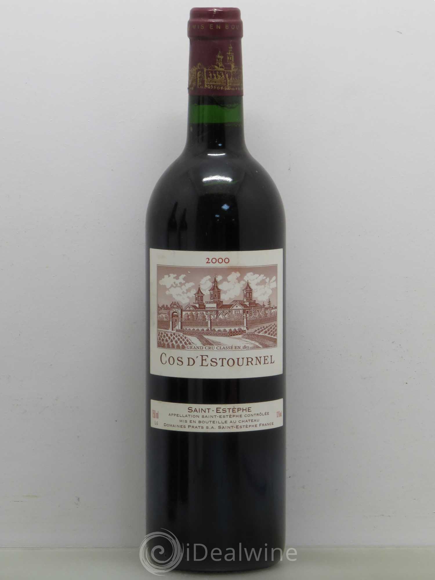 Cos d'Estournel 2ème Grand Cru Classé 2000 - Lot de 1 bouteille - 0