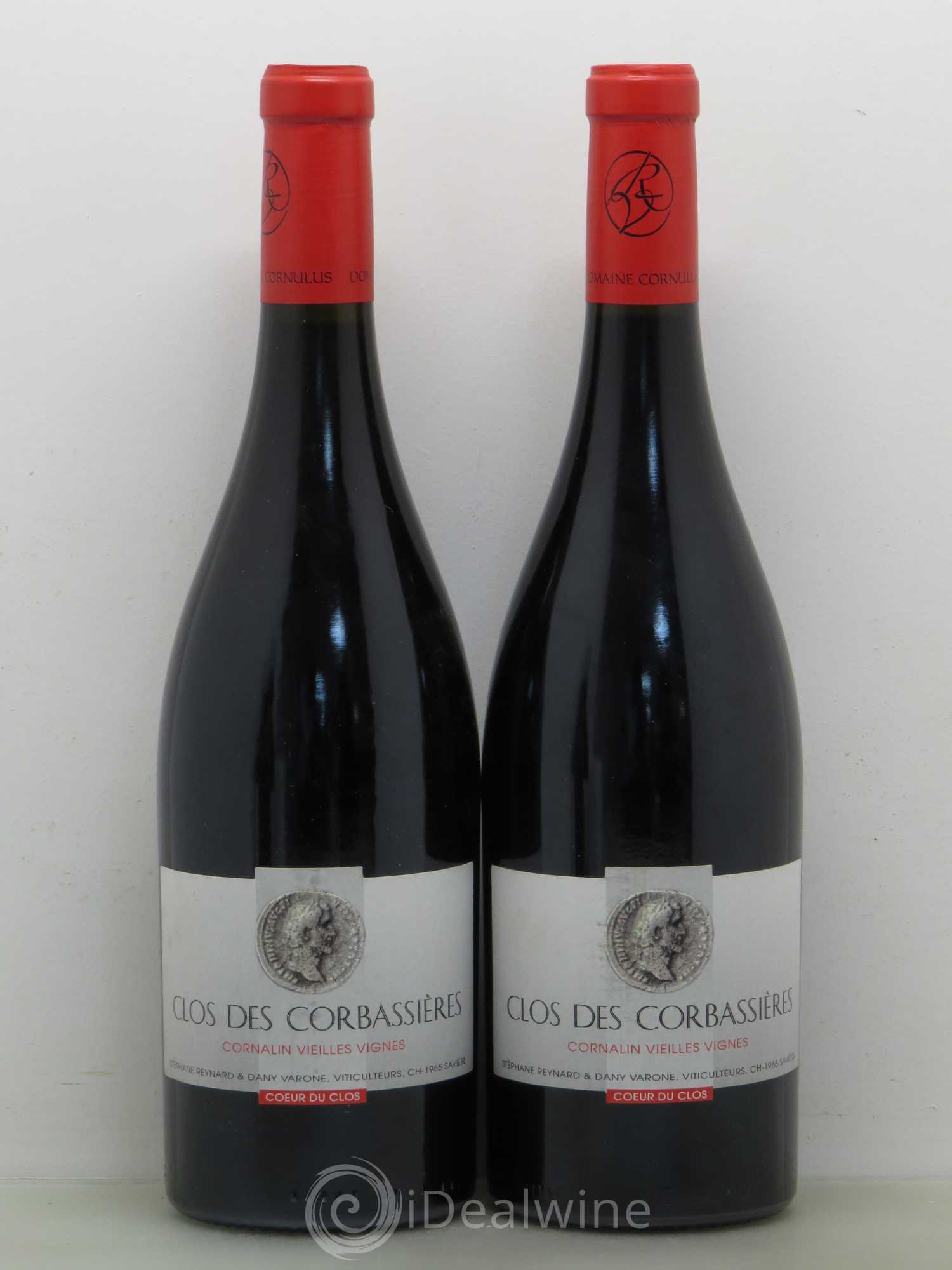 Vins Etrangers Clos des Corbassières Cornalin vieilles vignes Coeur du Clos Domaine Cornulus (Suisse) 2008 - Lotto di 2 bottiglie - 0