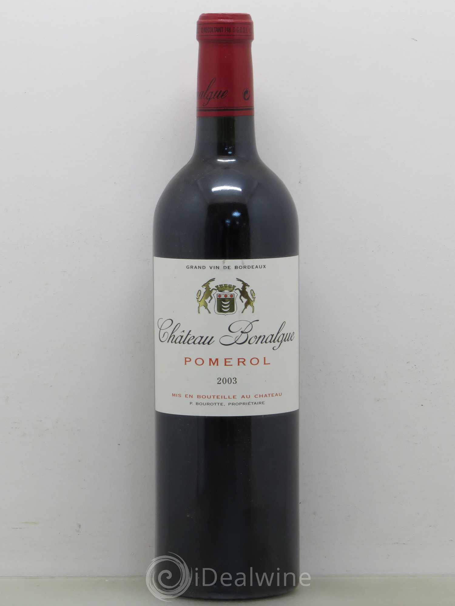 Château Bonalgue 2003 - Posten von 1 Flasche - 0