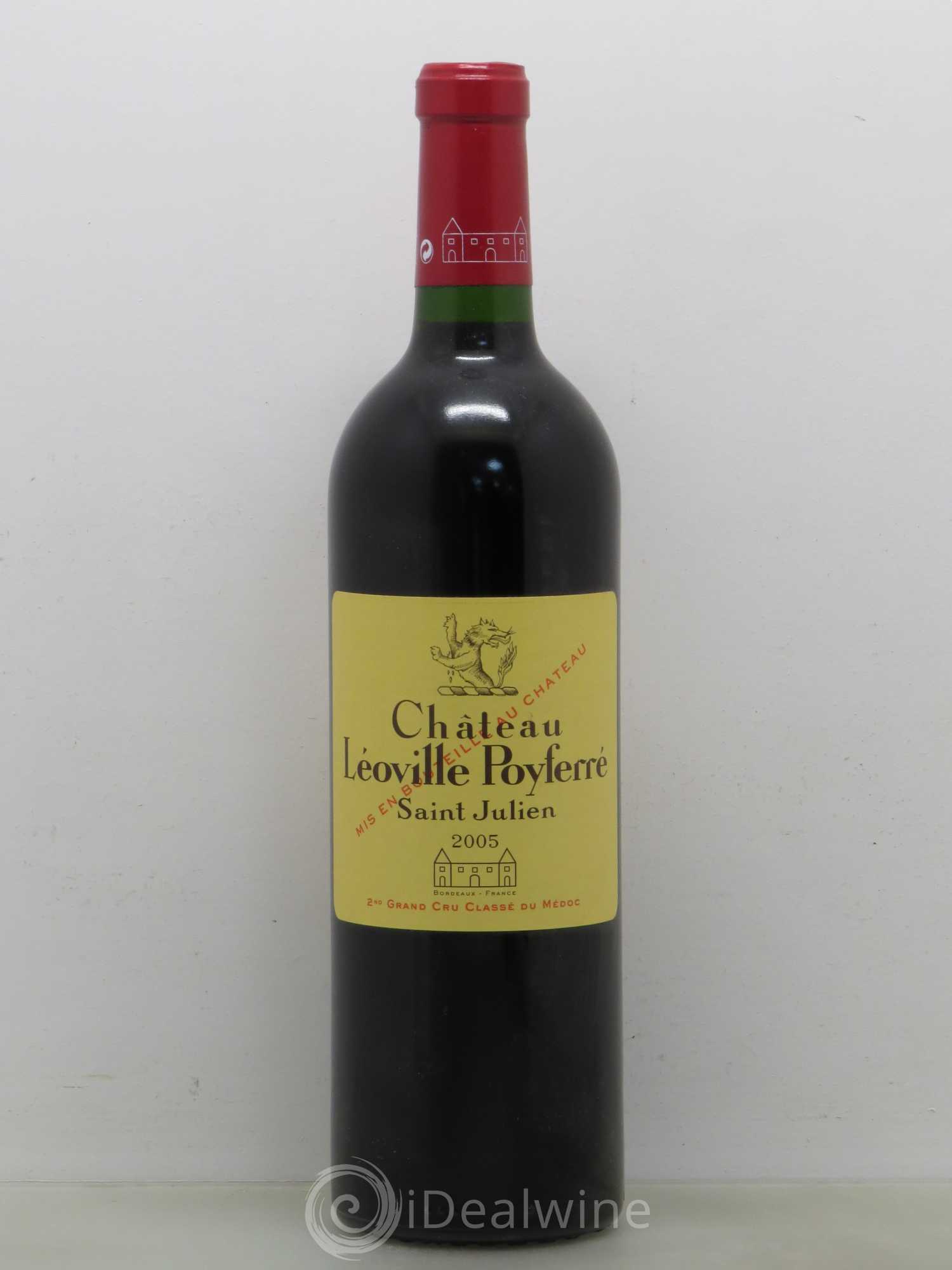 Château Léoville Poyferré 2ème Grand Cru Classé 2005 - Lot de 1 bouteille - 0