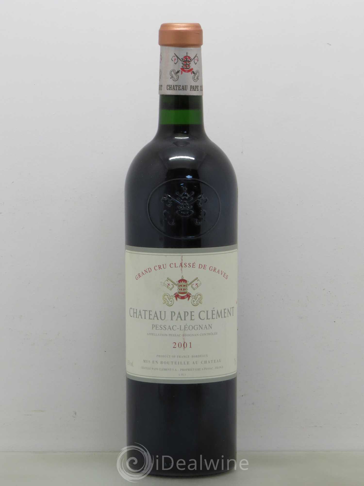 Château Pape Clément Cru Classé de Graves 2001 - Lot de 1 bouteille - 0