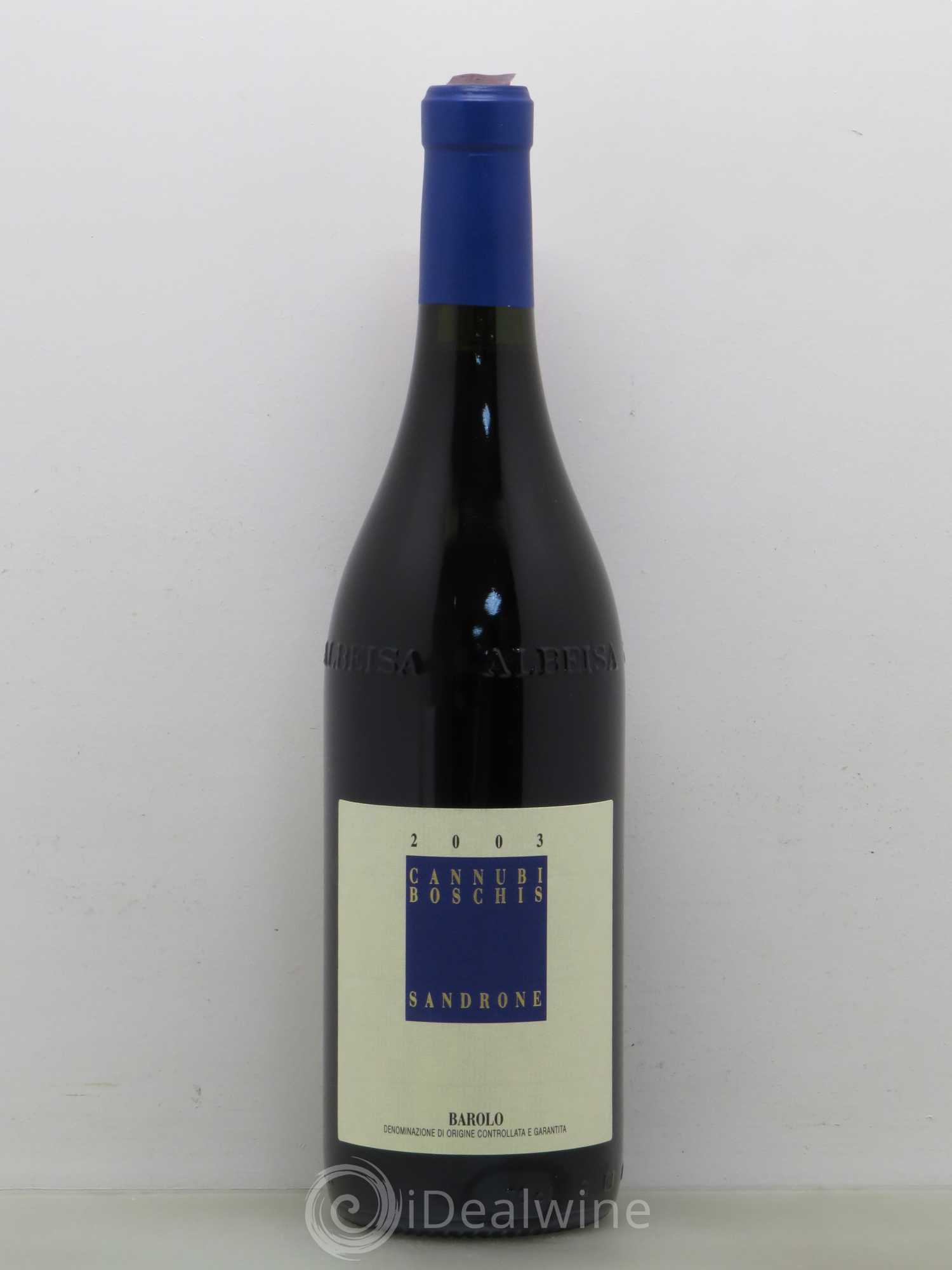 Barolo DOCG Aleste (anciennement Cannubi Boschis) Luciano Sandrone 2003 - Lot de 1 bouteille - 0