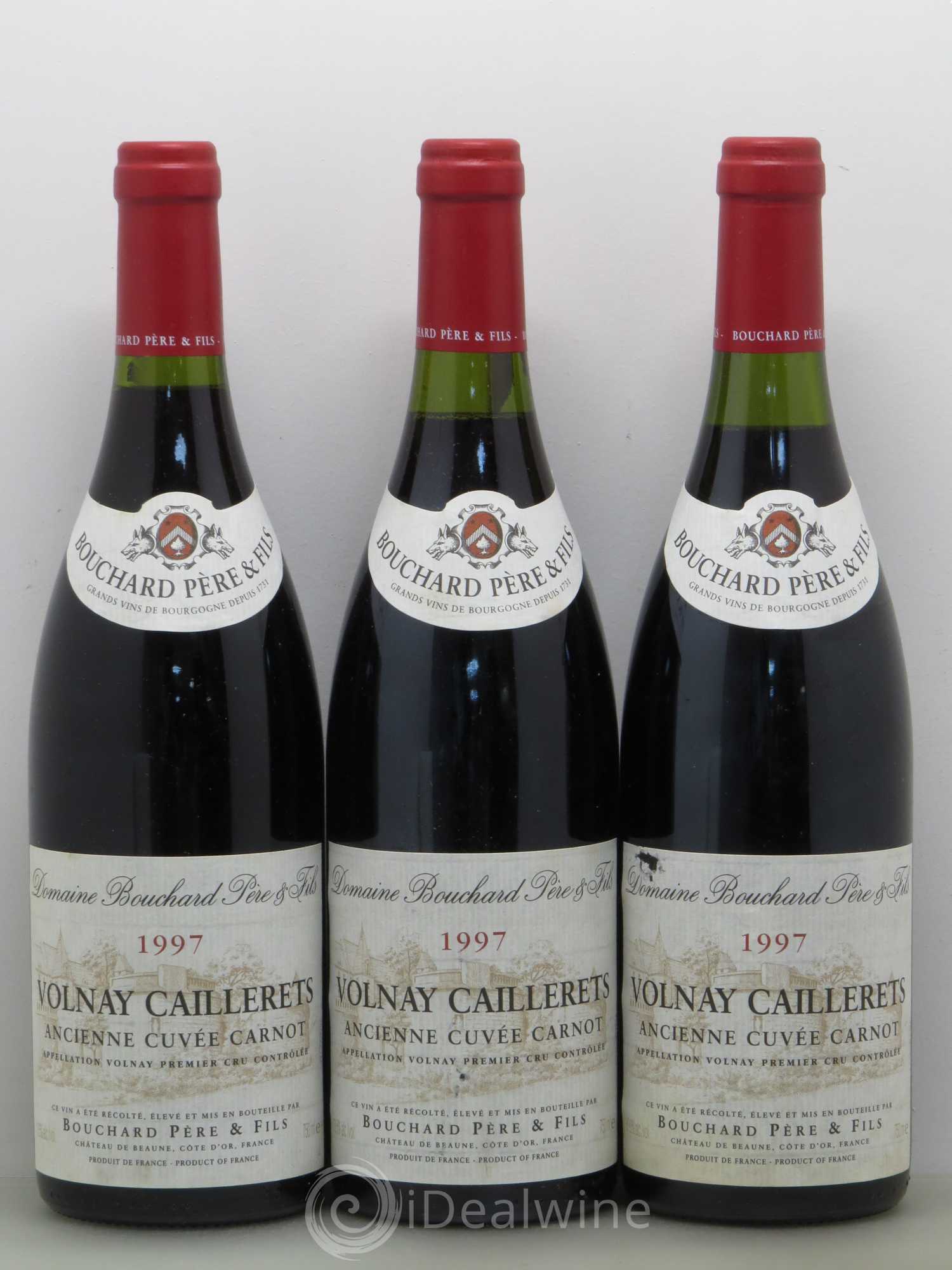 Volnay 1er Cru Caillerets - Ancienne Cuvée Carnot Bouchard Père & Fils 1997 - Lot de 6 bouteilles - 2