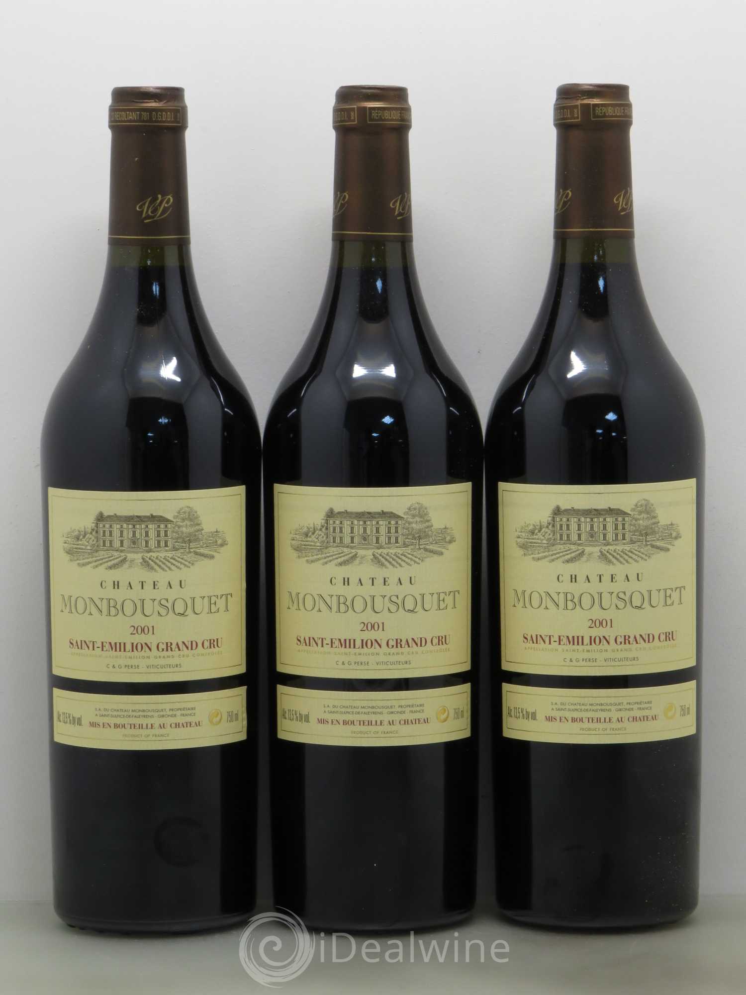 Château Monbousquet Grand Cru Classé 2001 - Lot de 6 bouteilles - 2